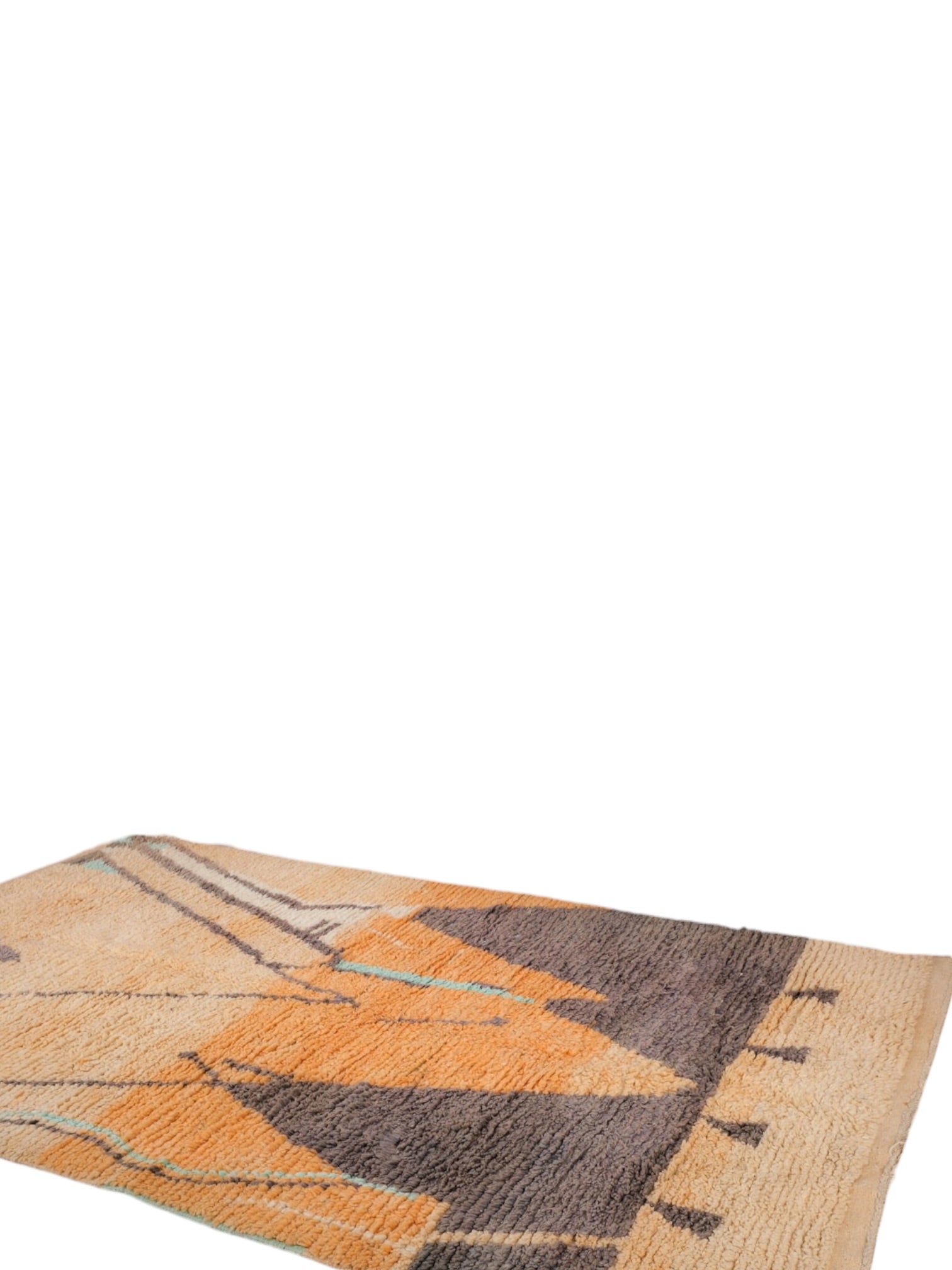 Vintage Moroccan Rug | 276cm x 162cm - Gold Desert Boujaad