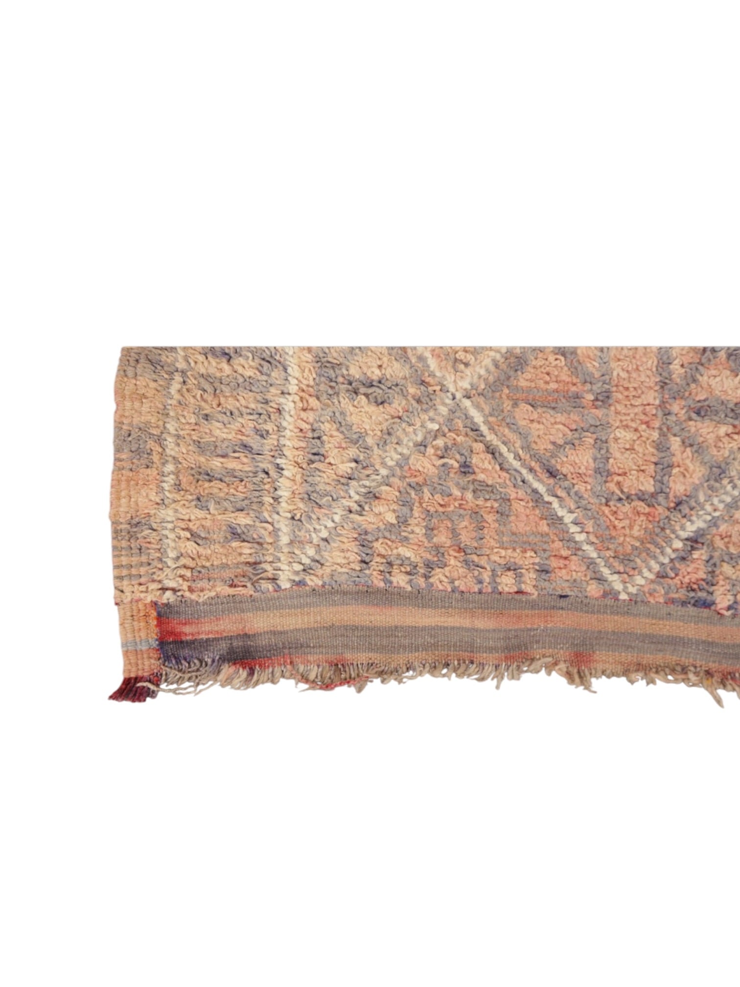 Vintage Moroccan Rug | 232cm x 196cm - Toasted Caramel Boujaad