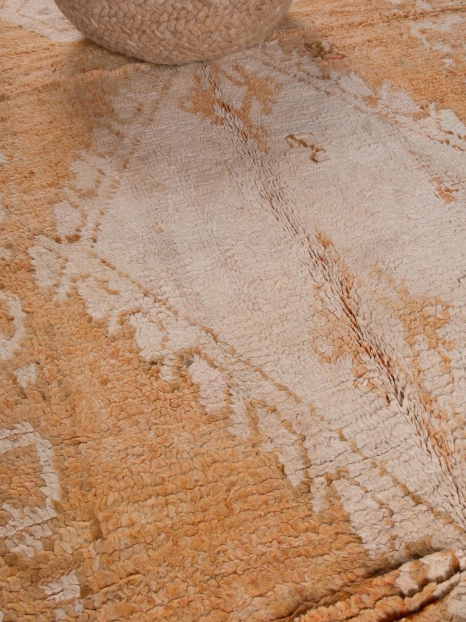 Vintage Moroccan Rug | 322cm x 178cm - Neutral Boujaad