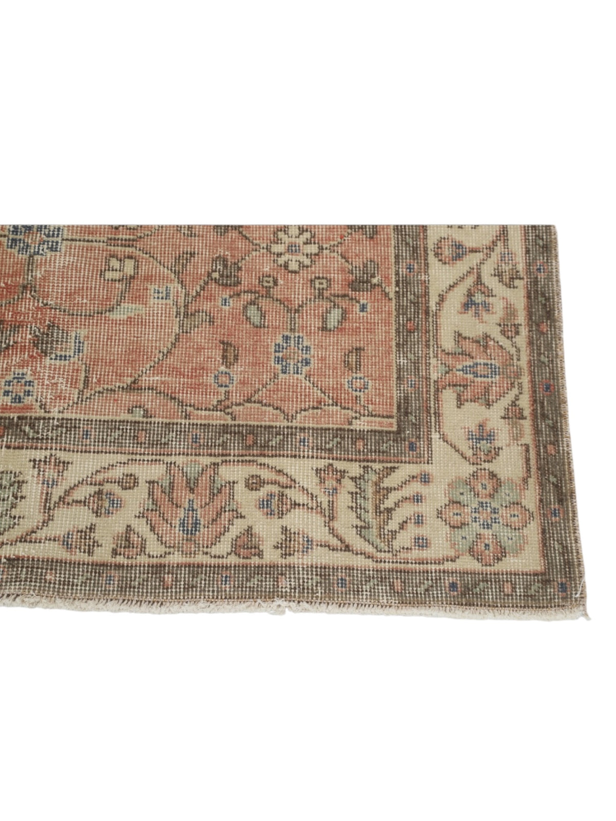Vintage Turkish Oushak | Accent Rug - (211cm x 115cm)