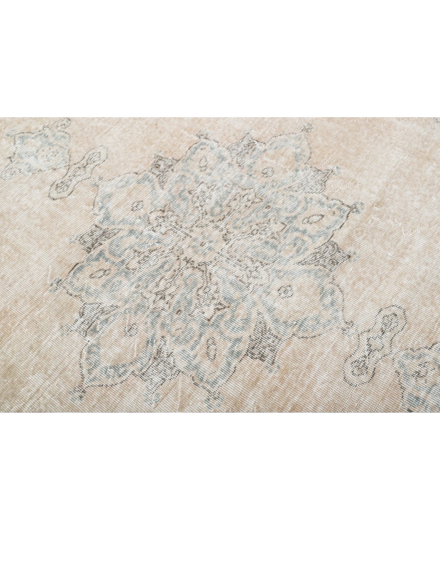 Rare Vintage Turkish Rug - Petal Bloom Oushak (300cm x 206cm)