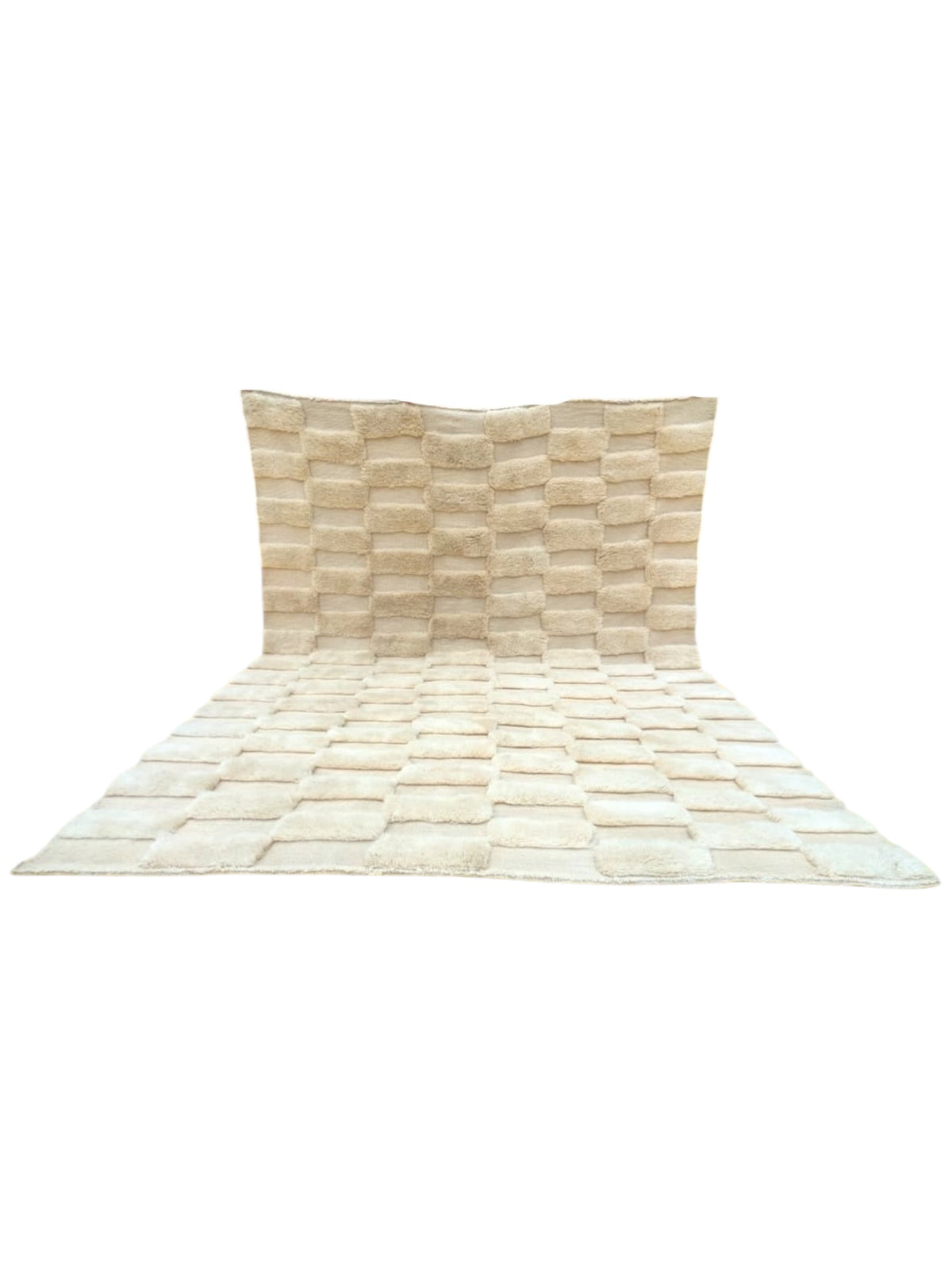 Moroccan Beni Mrirt Rug | 425cm x 302cm | Beni Sculpté  - Ready Now