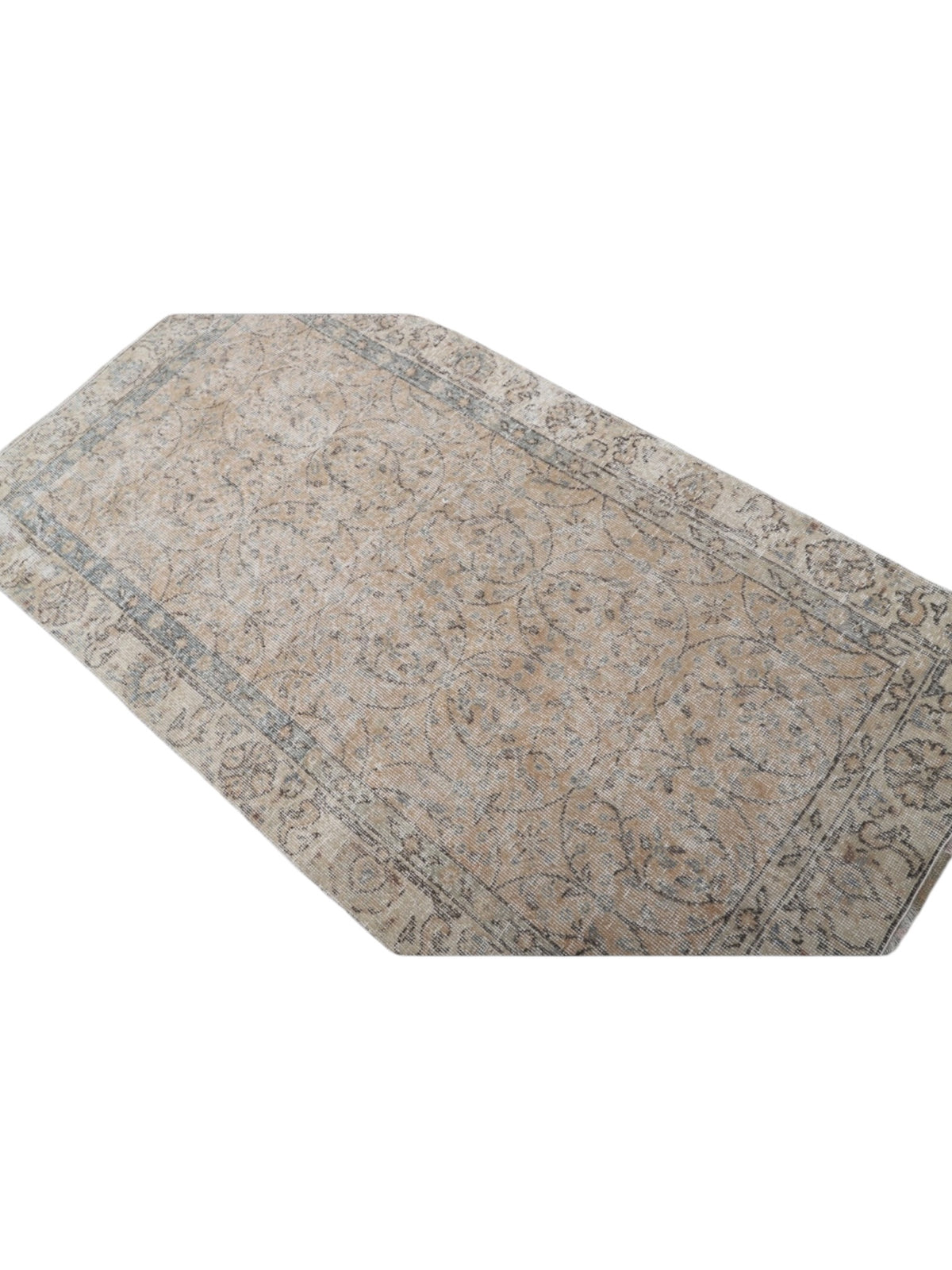 Vintage Turkish Oushak | Accent Rug - (193cm x 103cm)