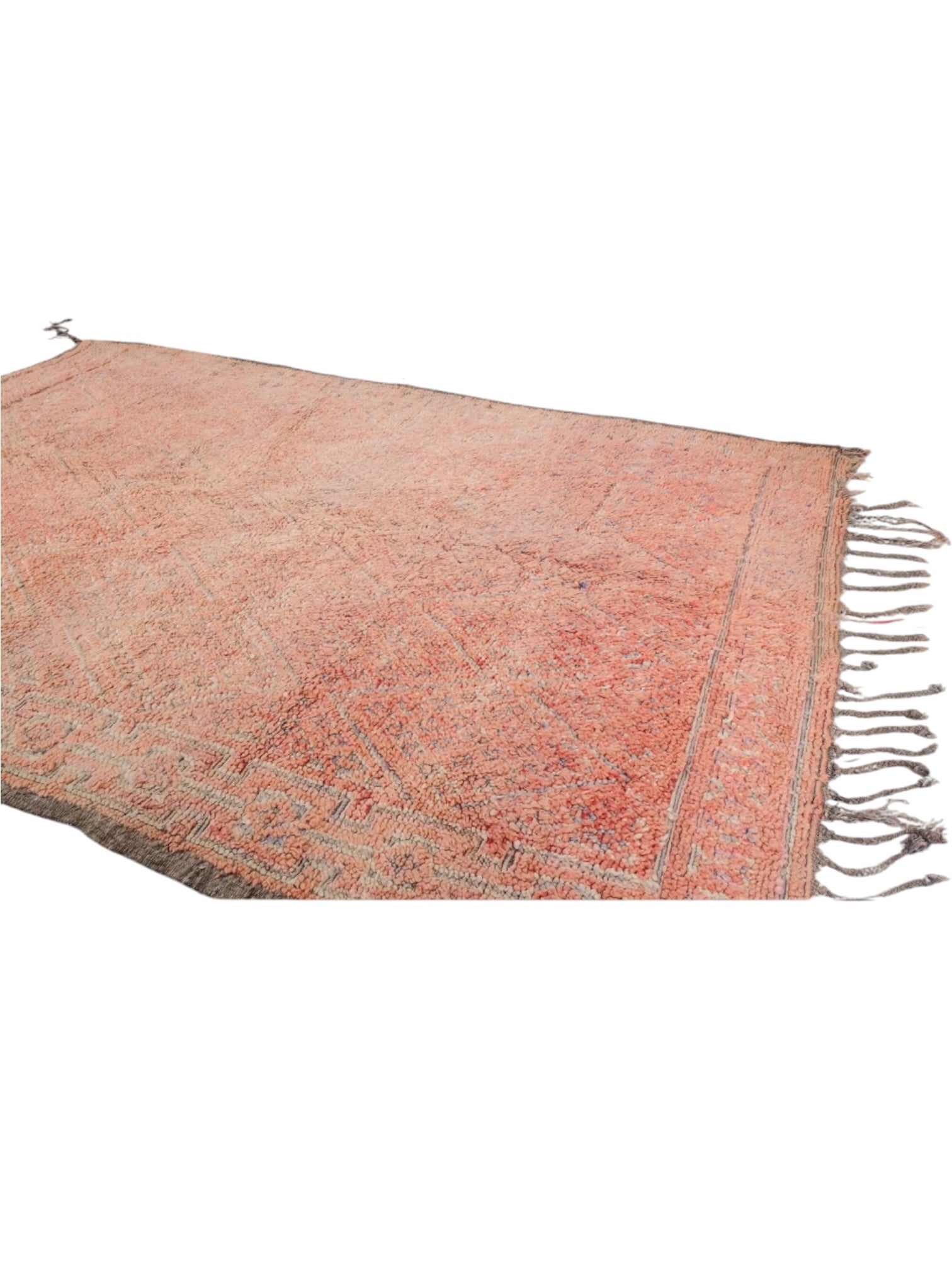 Vintage Moroccan Beni Mguild Rug | 280cm x 204cm - Blush Romance