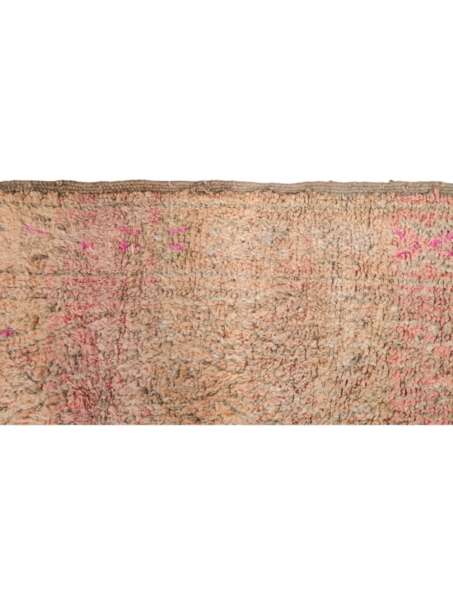 Vintage Moroccan Beni Mguild Rug | 281cm x 188cm - Pink Apricot