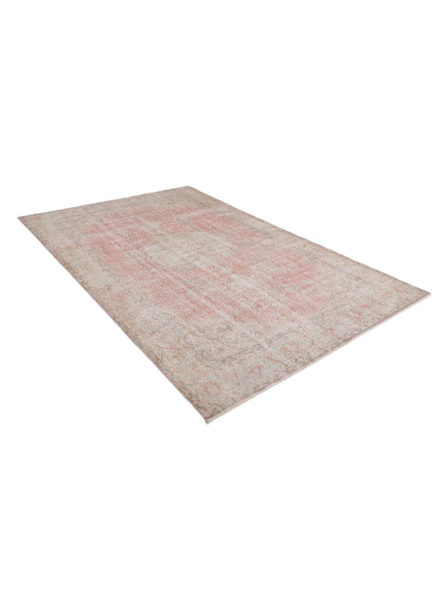 Vintage Turkish Rug - Strawberry Blossom Oushak (293cm x 192cm)