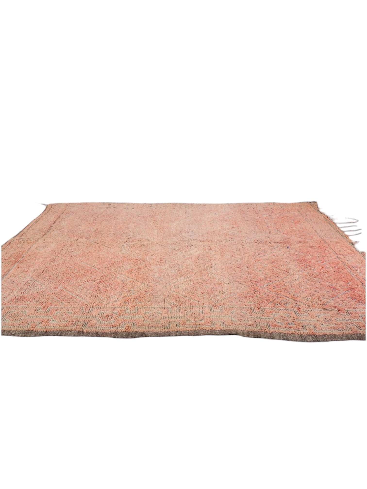 Vintage Moroccan Beni Mguild Rug | 280cm x 204cm - Blush Romance