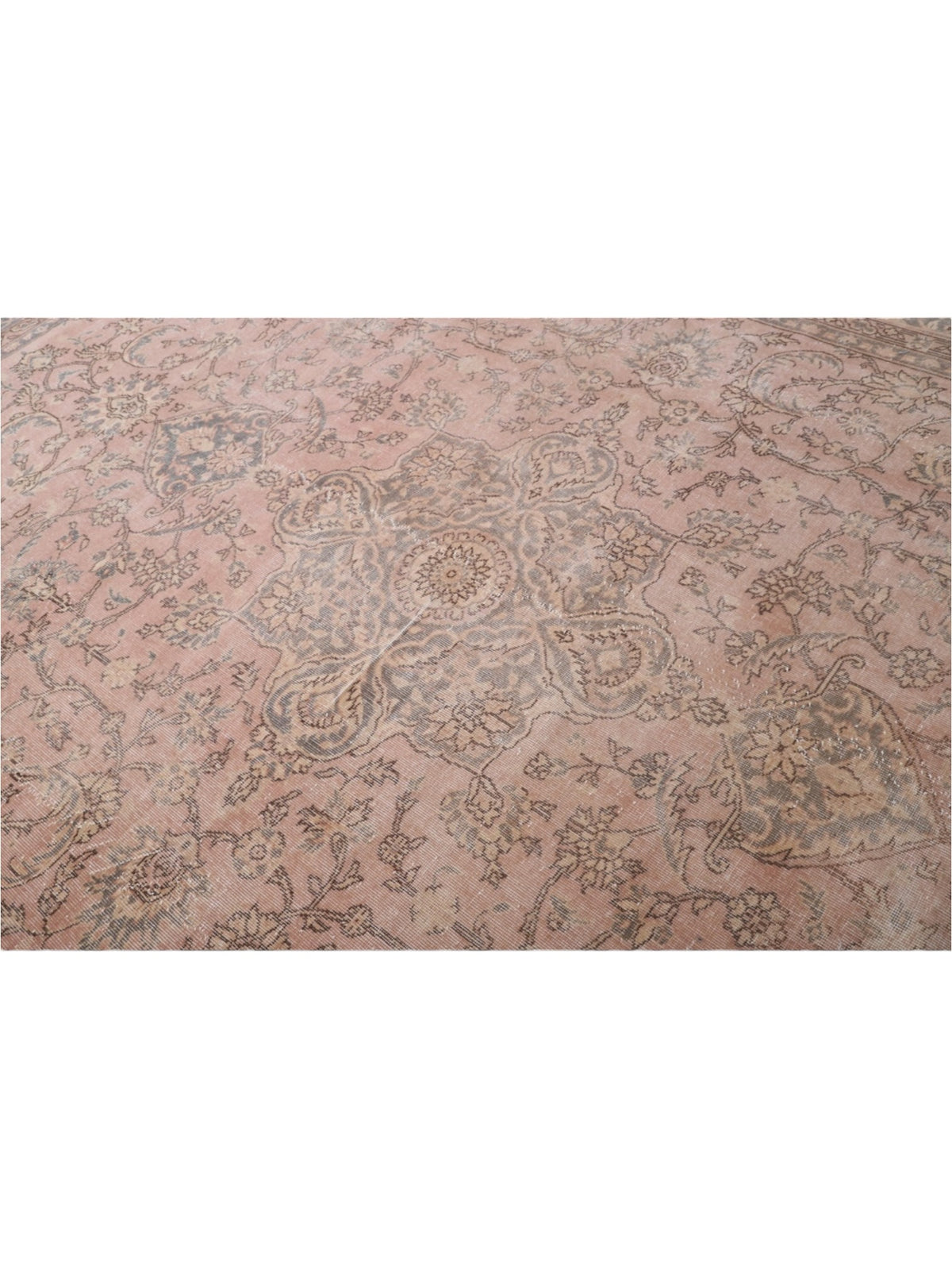 Rare 1960s Vintage Turkish Rug - Romance Bloom Oushak (394cm x 294cm)