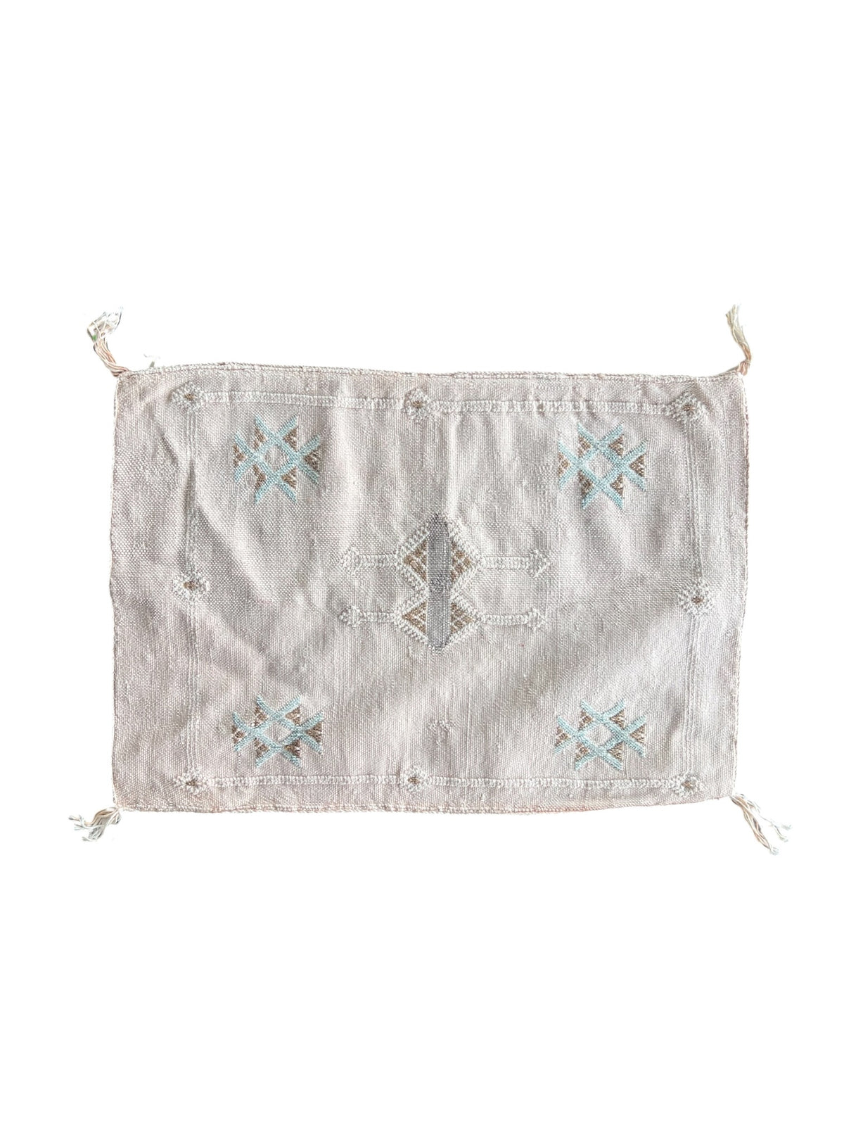 Cactus Silk Cushion - Mini Lumbar 45x60cm | Pale Pink