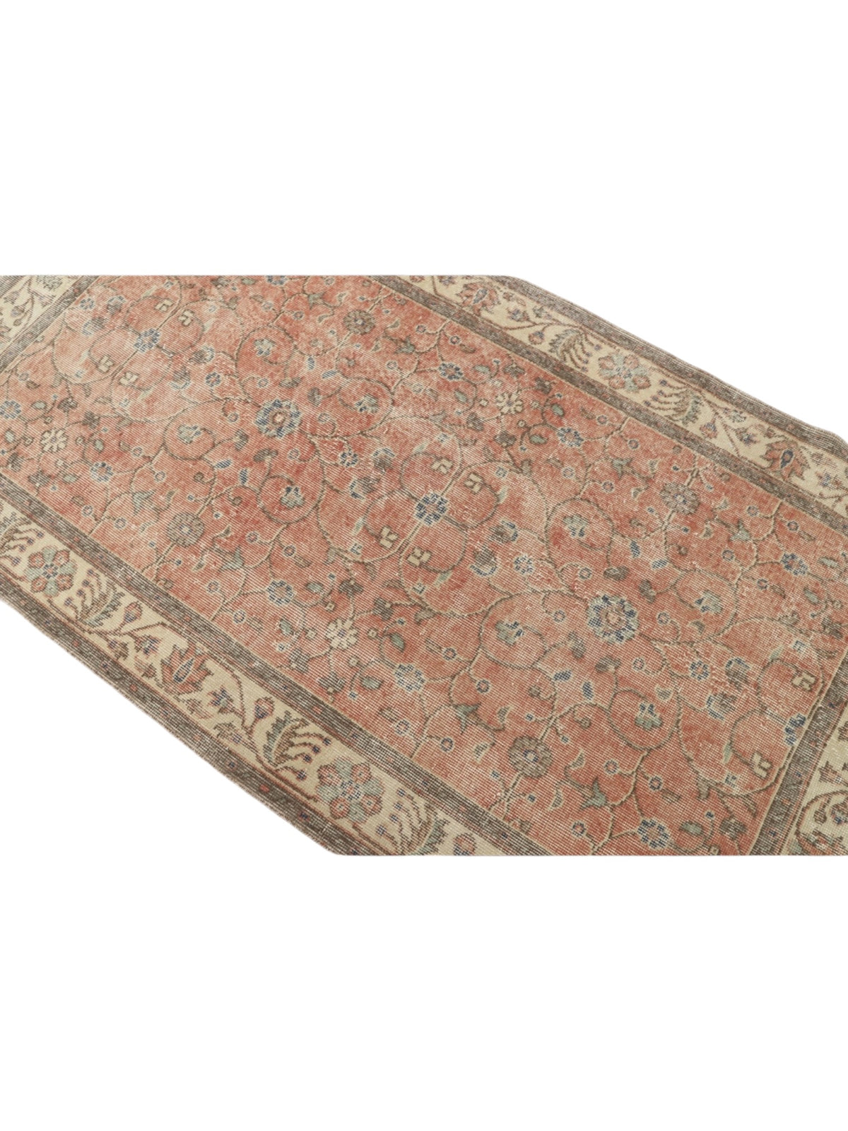Vintage Turkish Oushak | Accent Rug - (211cm x 115cm)