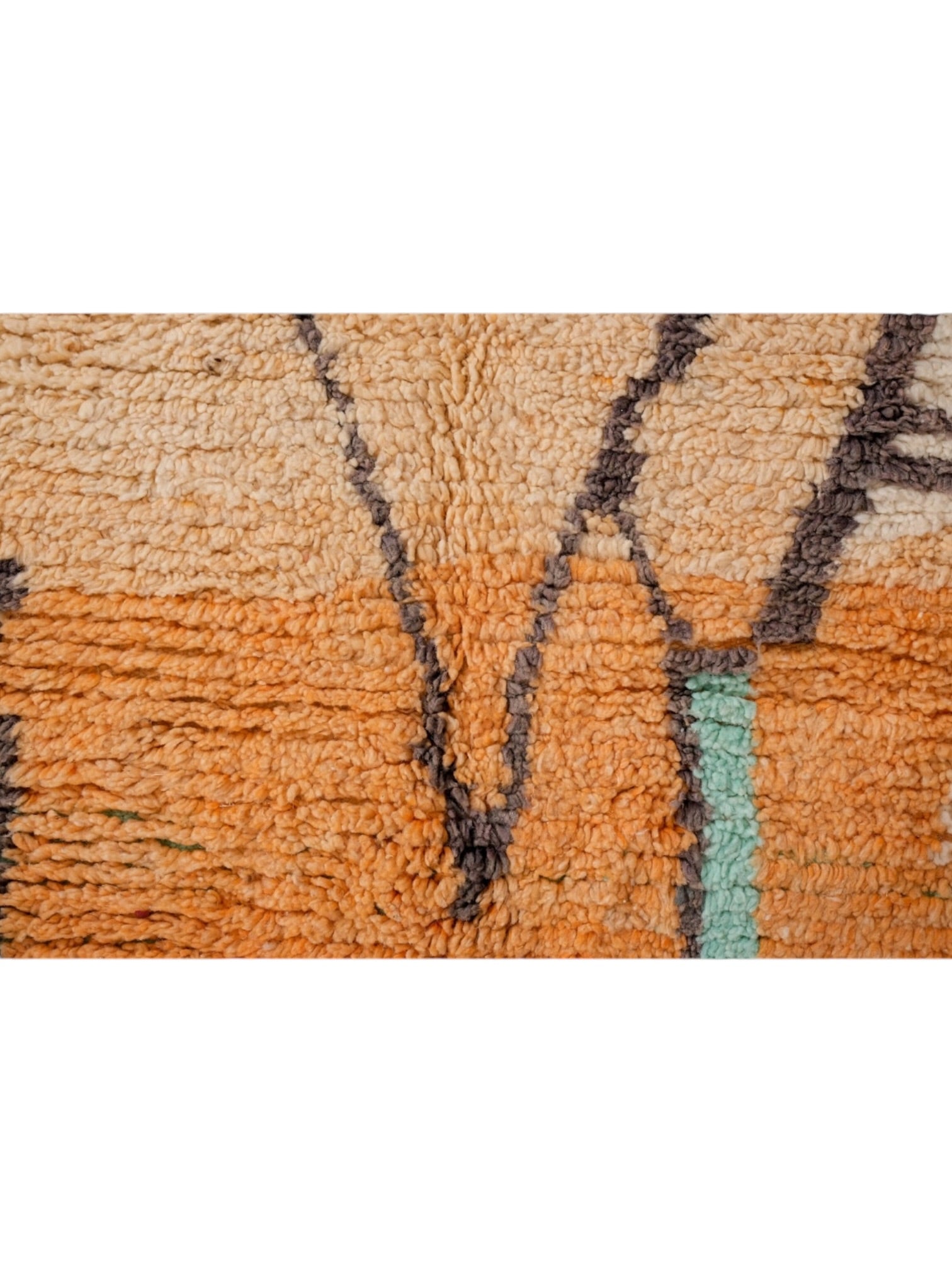 Vintage Moroccan Rug | 276cm x 162cm - Gold Desert Boujaad