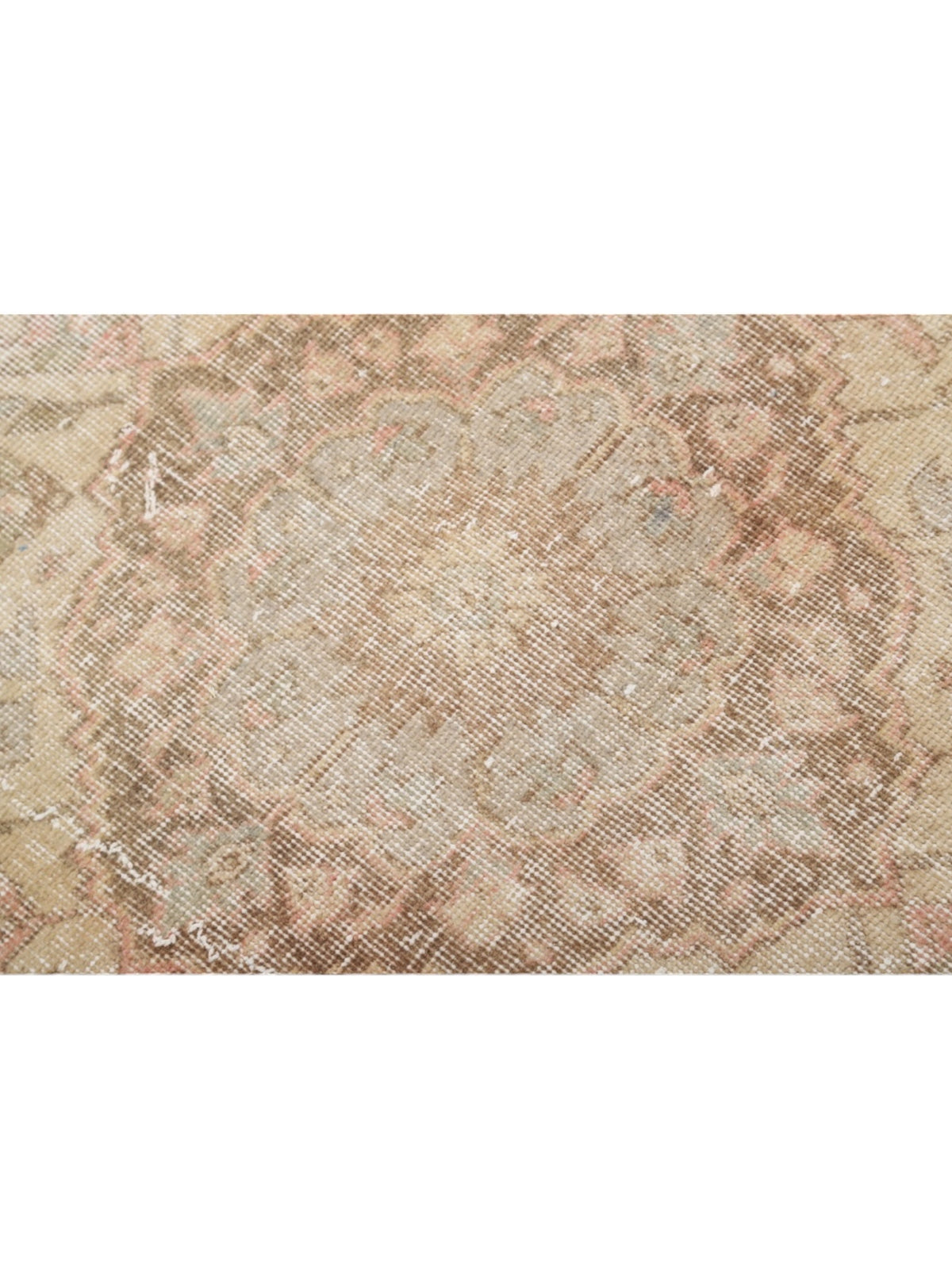 Handwoven Wool Anatolian Runner Rug | Vintage Turkish Oushak (384cm x 100cm)