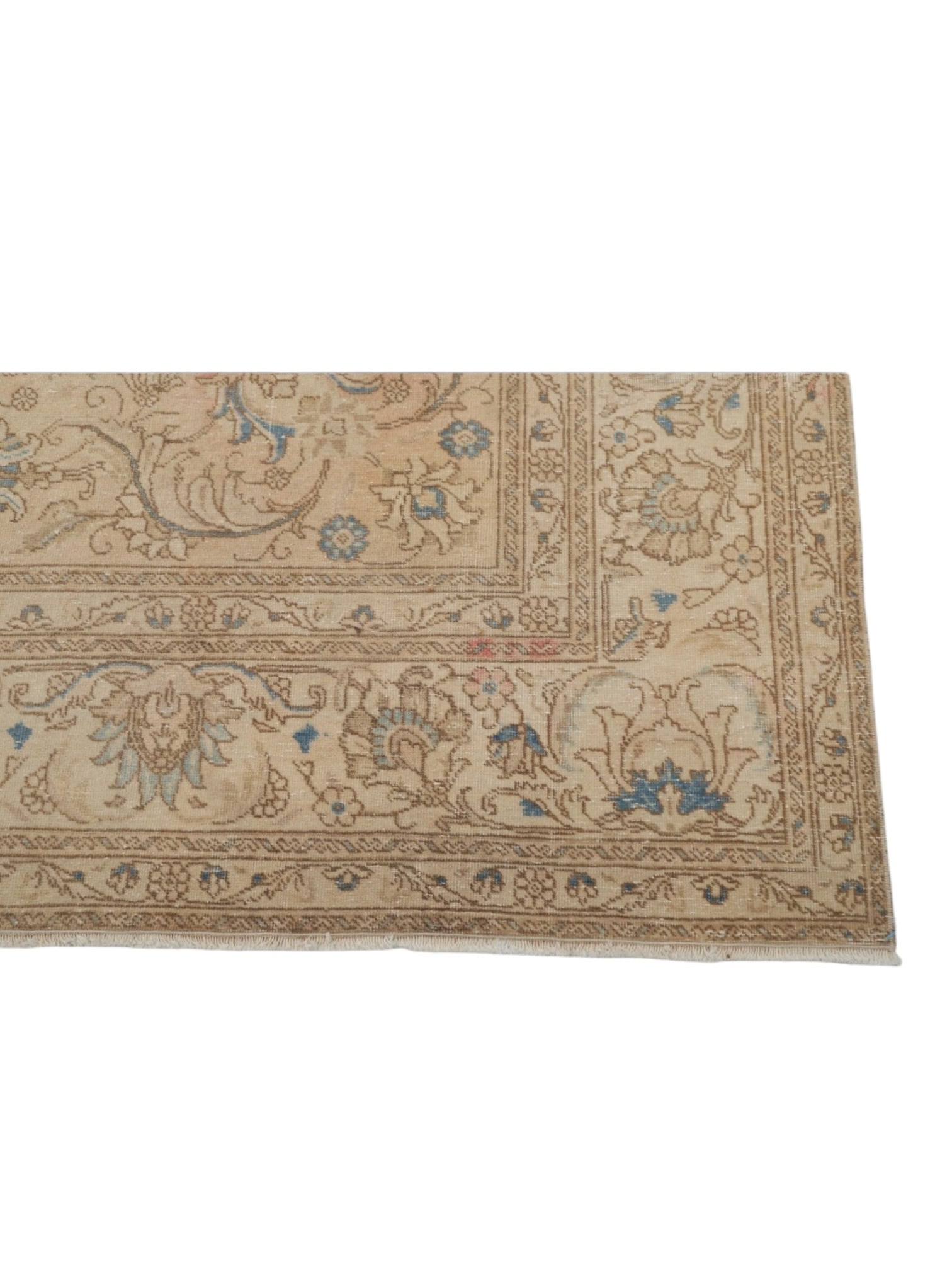 Rare Vintage Turkish Rug - Snowdrop Oushak (390 cm x 293 cm)