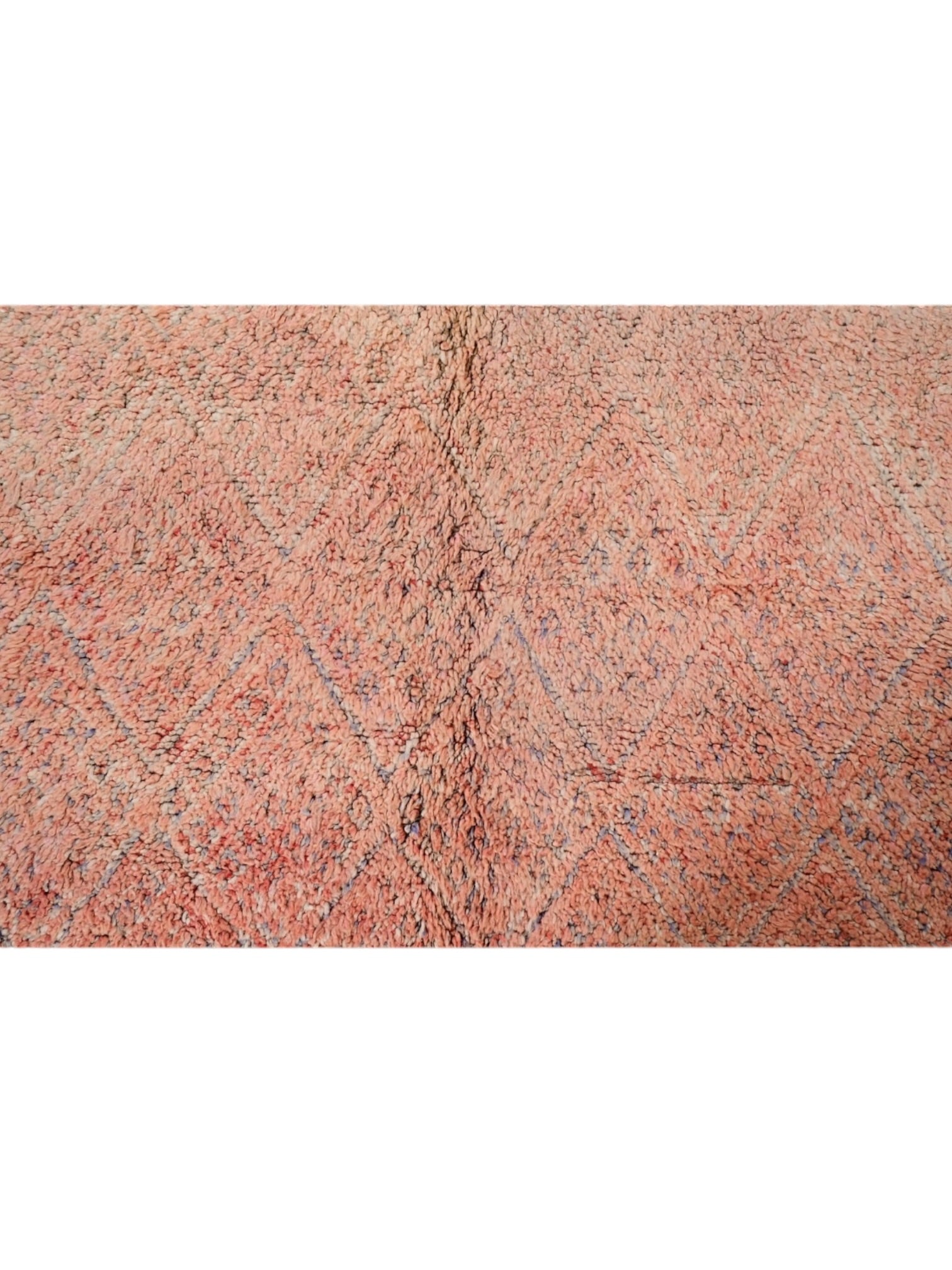 Vintage Moroccan Beni Mguild Rug | 280cm x 204cm - Blush Romance