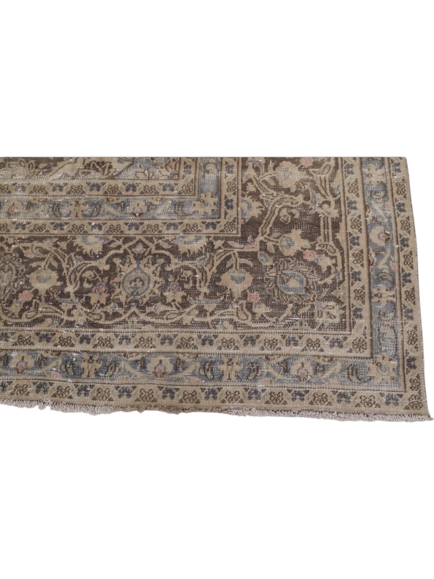 Rare 1960s Vintage Turkish Rug - Café Noisette Oushak (372cm x 298cm)