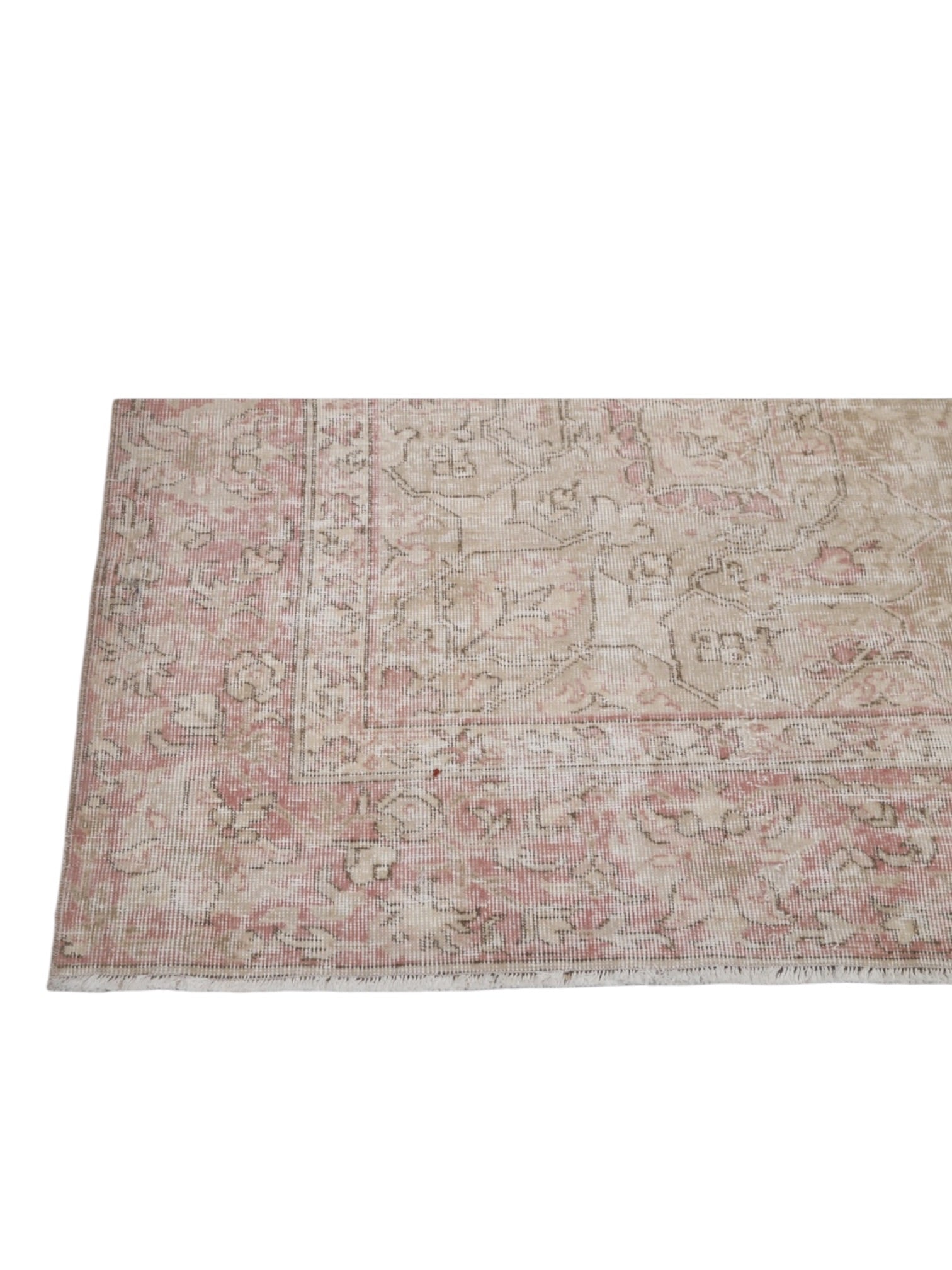 Vintage Turkish Rug - Rose Bloom Oushak (325cm x 225cm)