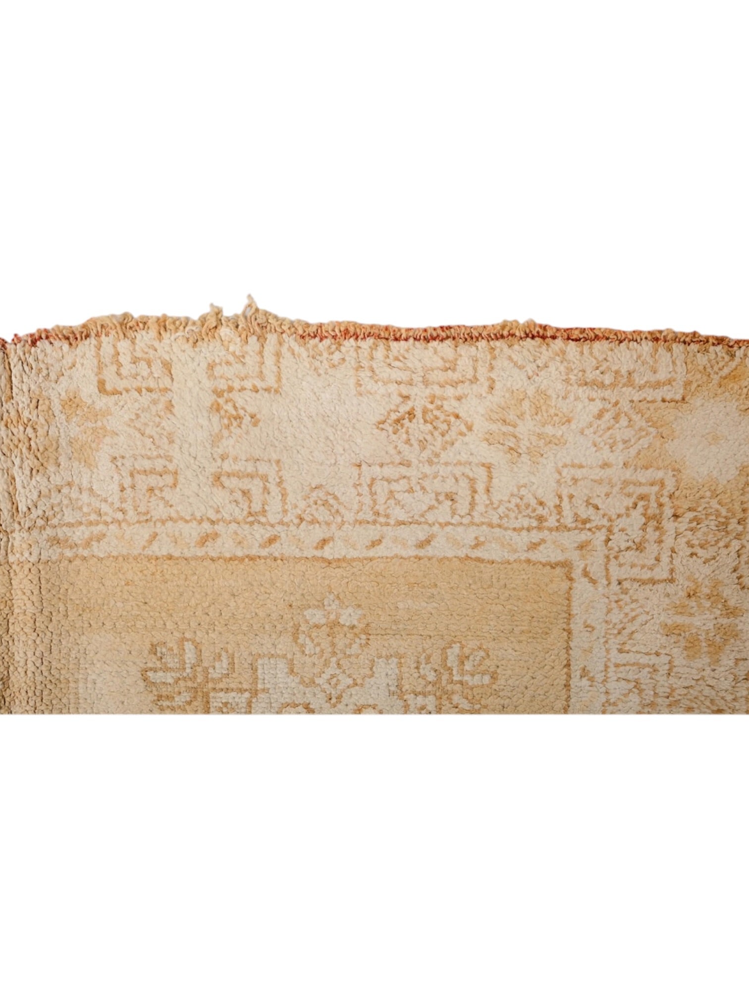 Rare Vintage Moroccan Rug | 375cm x 192cm - Golden Veil Boujaad