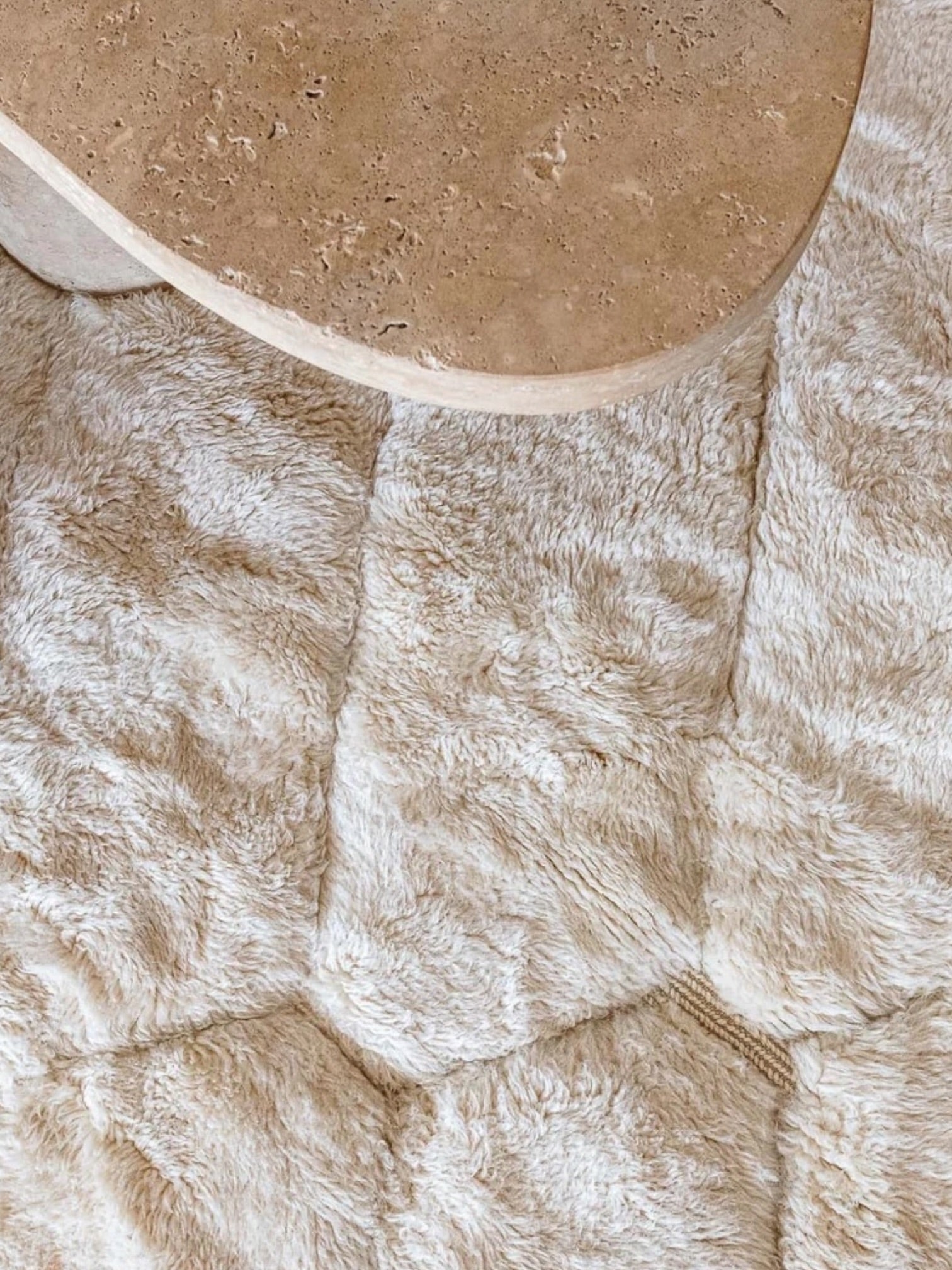 Contemporary Moroccan Rug | Val d’Orcia - Limestone Ivory