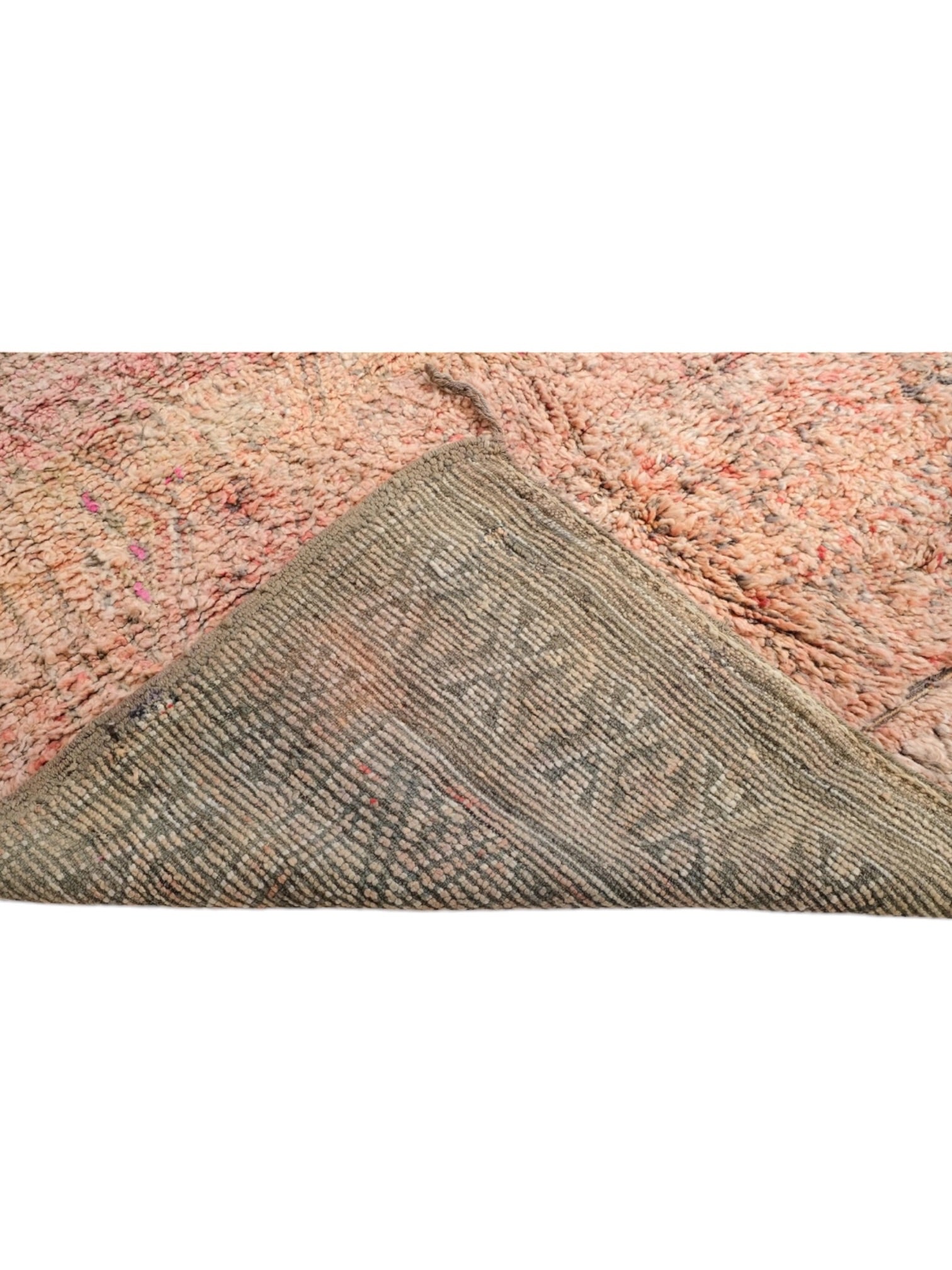 Vintage Moroccan Beni Mguild Rug | 281cm x 188cm - Pink Apricot