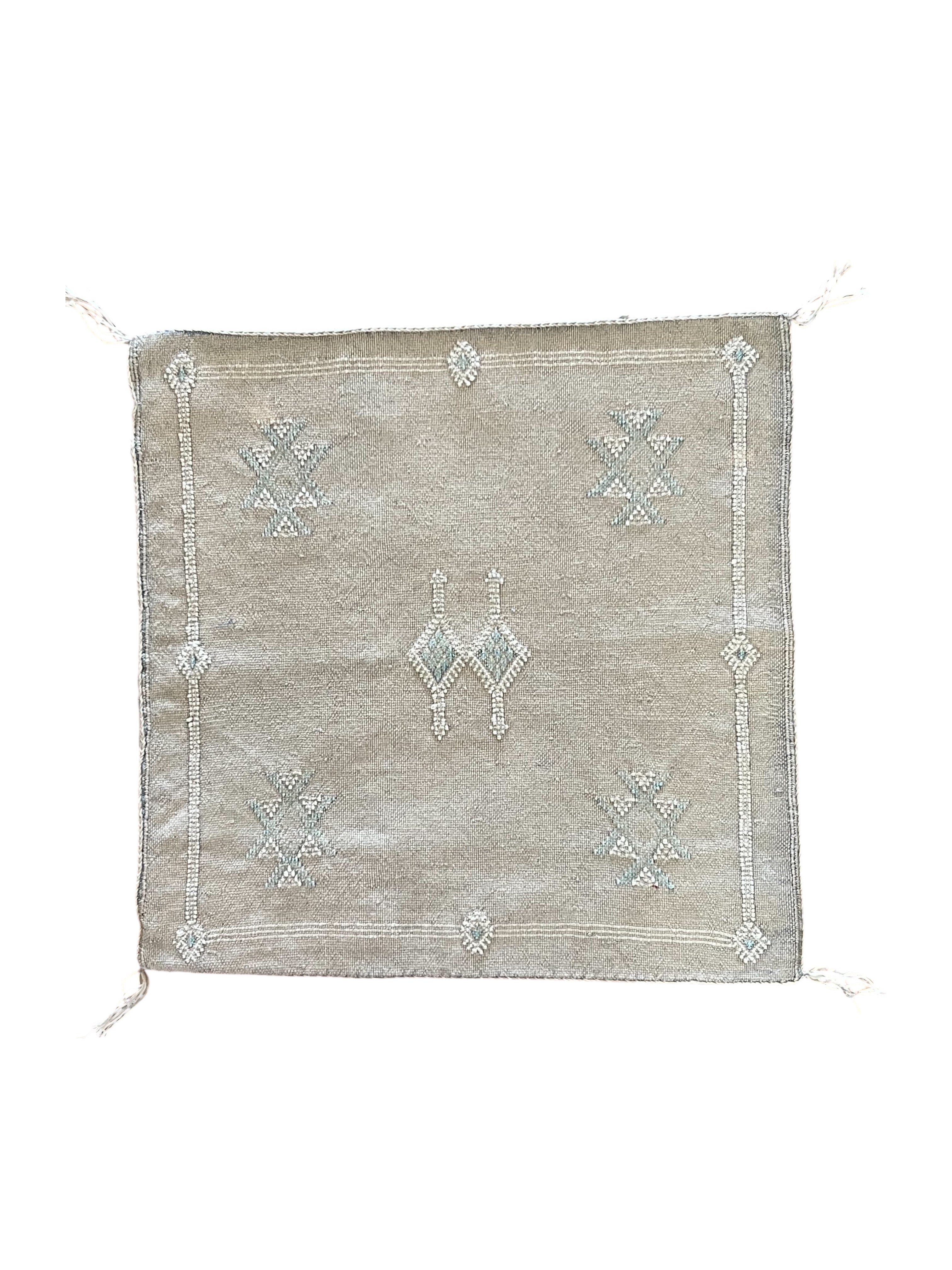 Moroccan Cactus Silk 50x50cm | Oat
