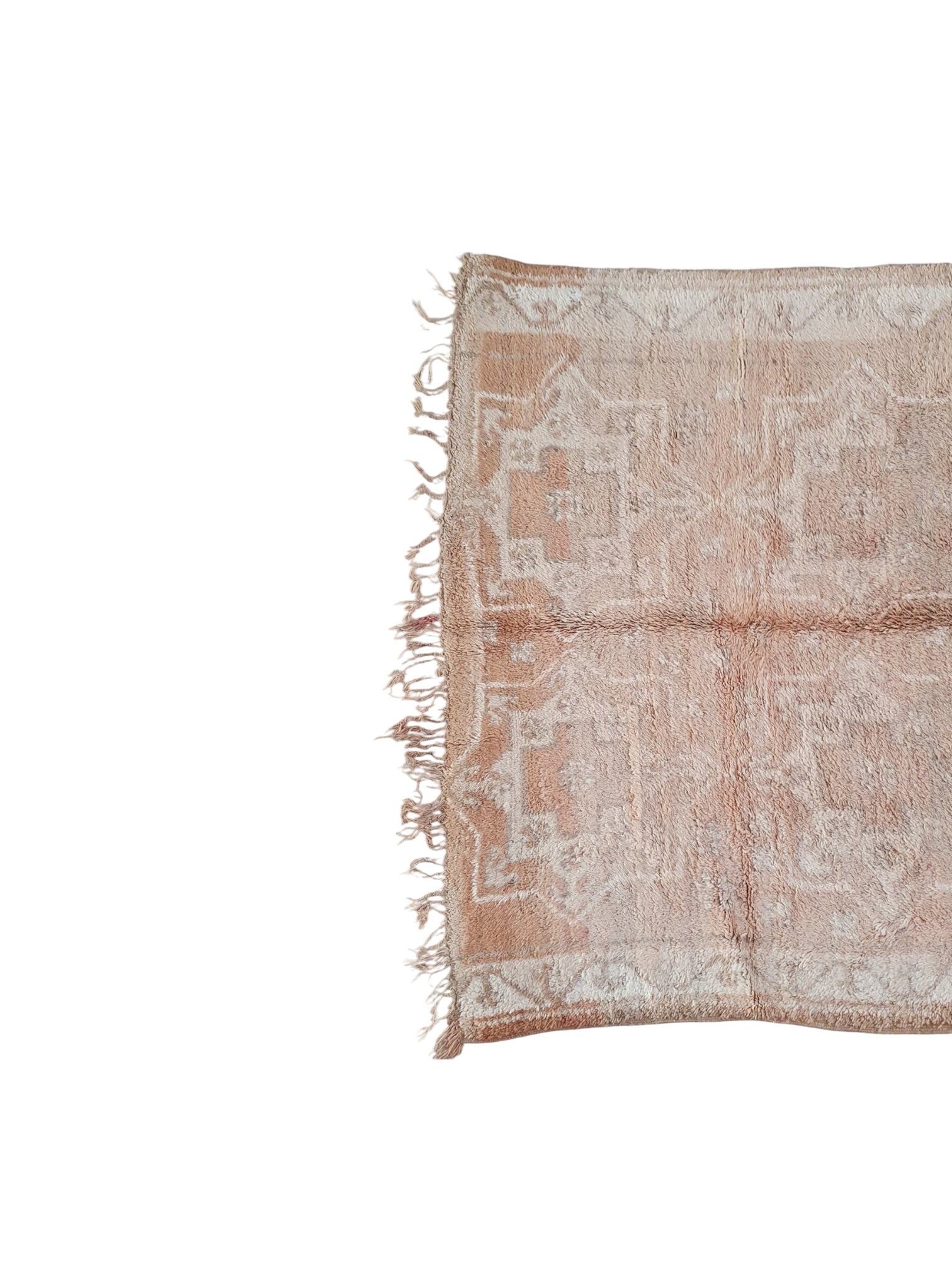 Vintage Moroccan Rug | 330cm x 172cm - Almond Boujaad