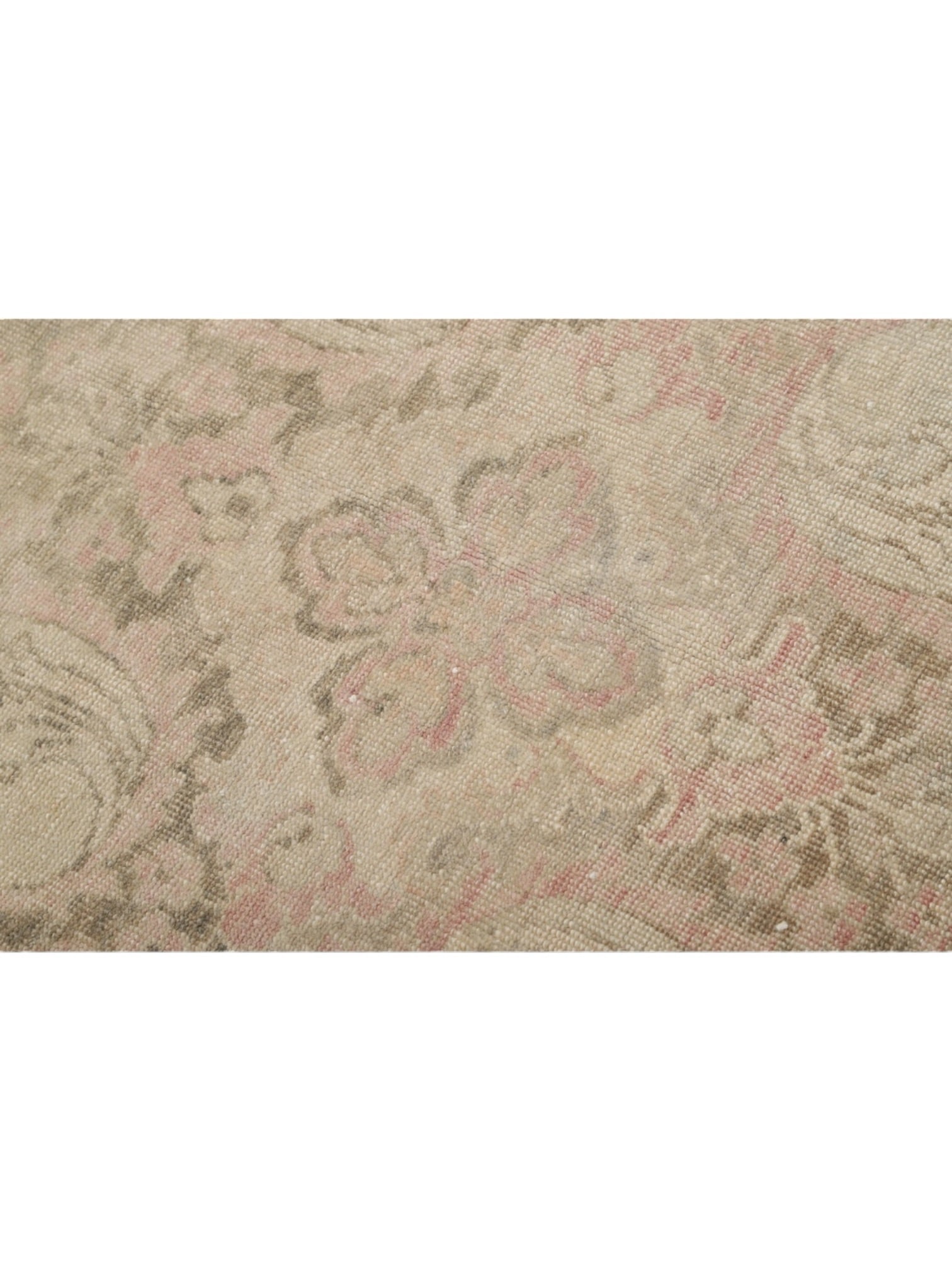 Vintage Turkish Rug - Rosé Jardin Oushak (358cm x 270cm)