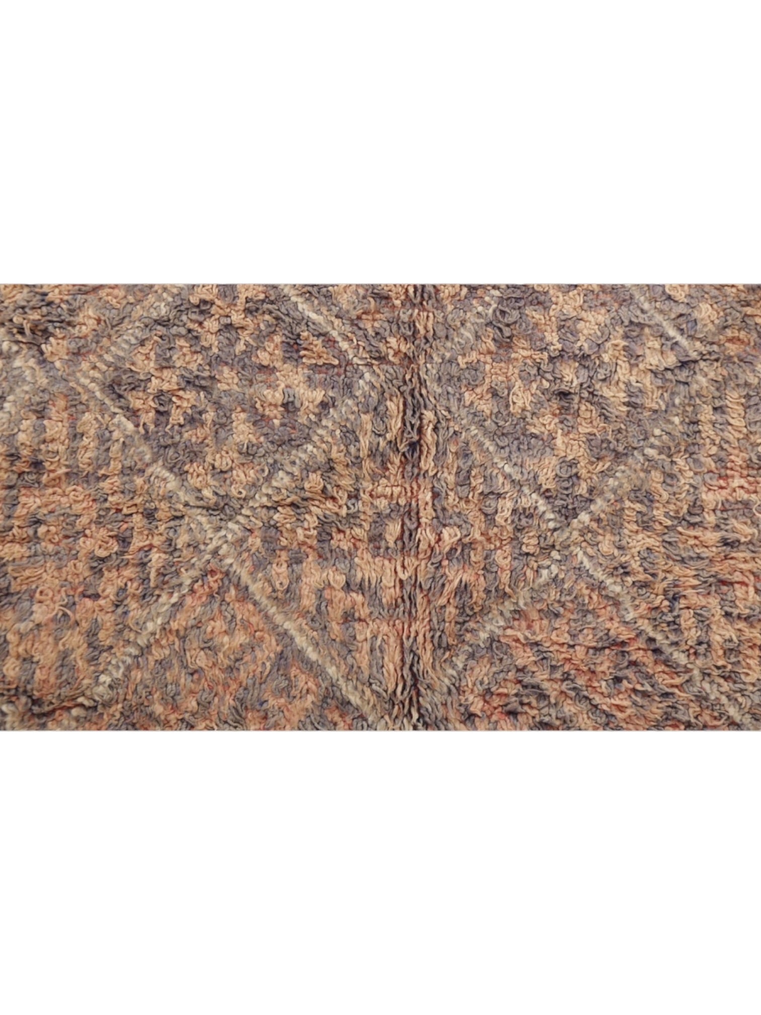 Vintage Moroccan Rug | 232cm x 196cm - Toasted Caramel Boujaad