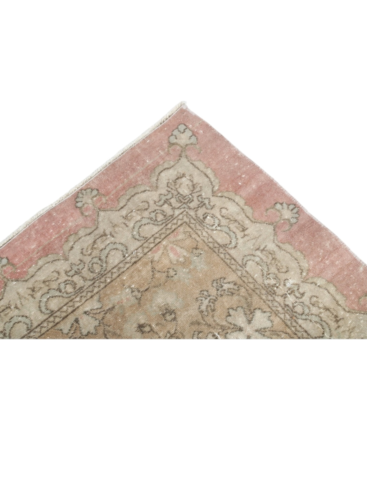 Vintage Turkish Rug - Rosewater Garden Oushak (278cm x 186cm)