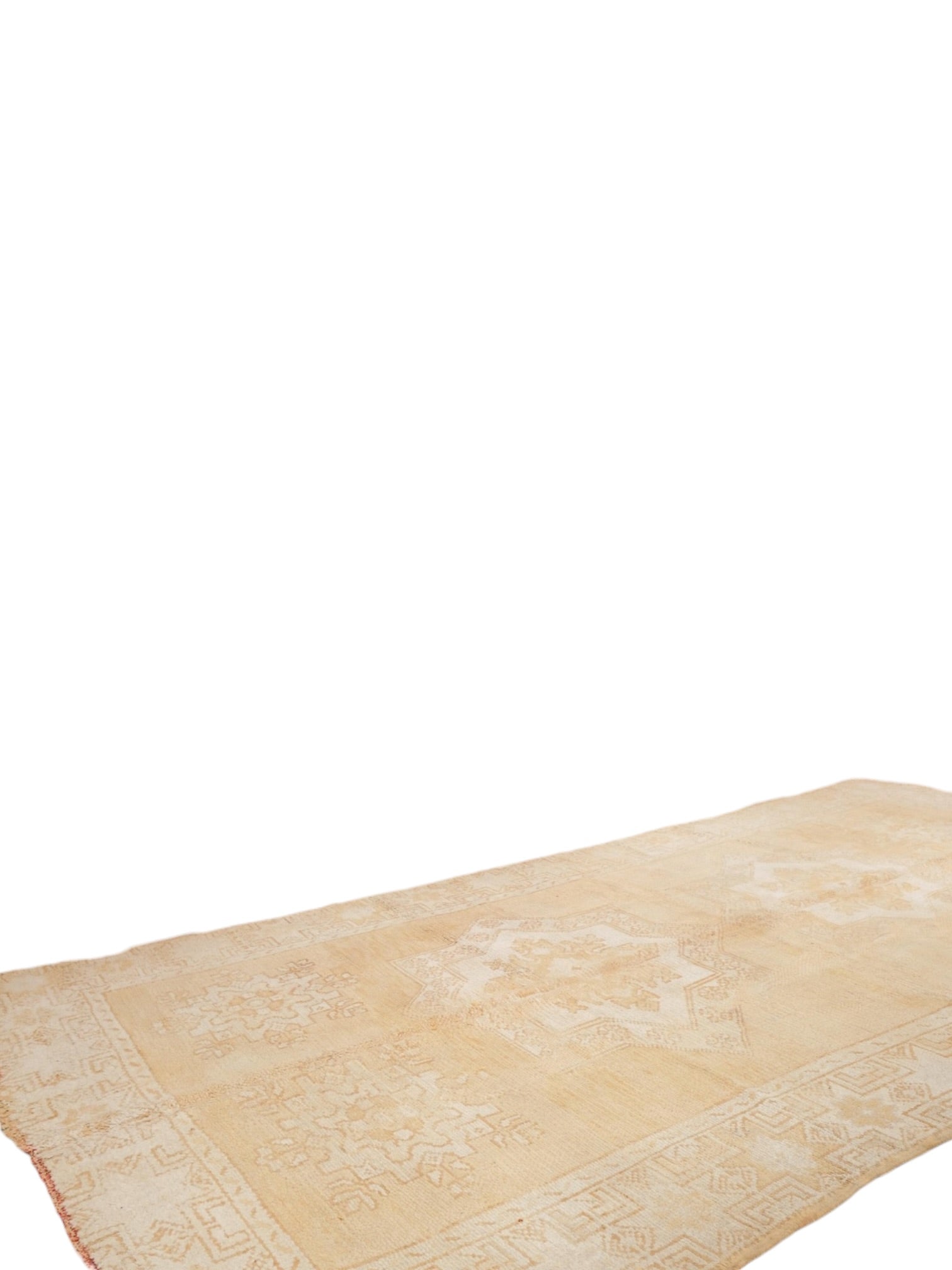 Rare Vintage Moroccan Rug | 375cm x 192cm - Golden Veil Boujaad