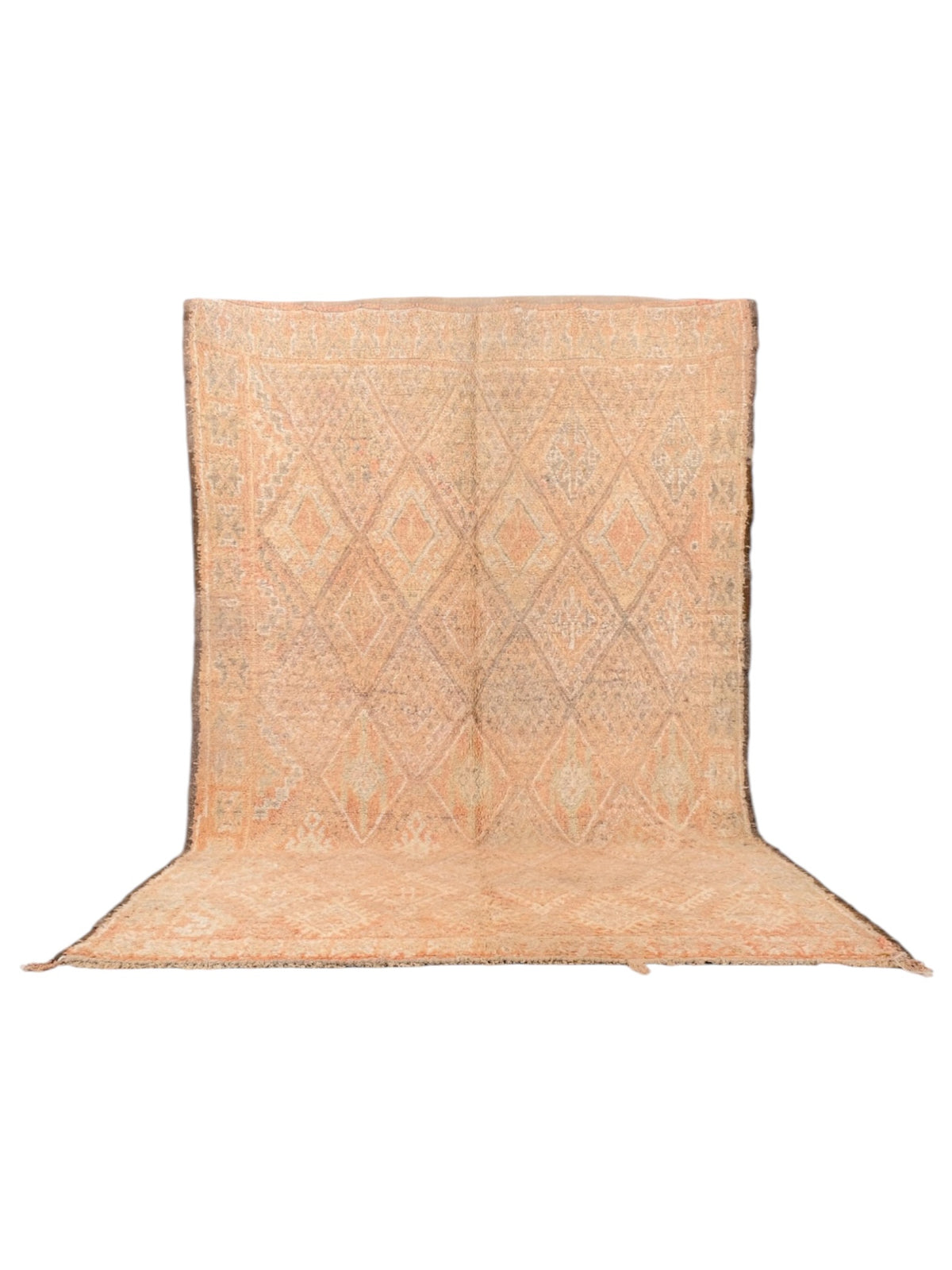 Vintage Moroccan Wool Rug | 323cm x 200cm - Beni Mguild