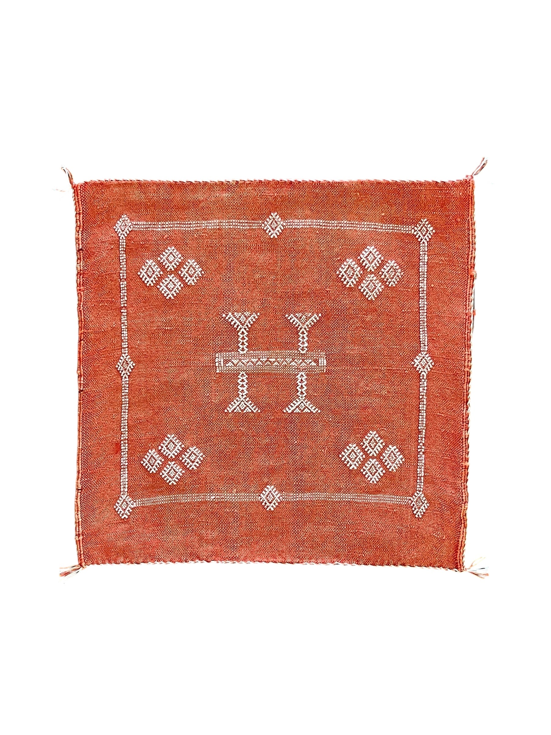 Moroccan Cactus Silk Cushion 50x50cm | Sienna