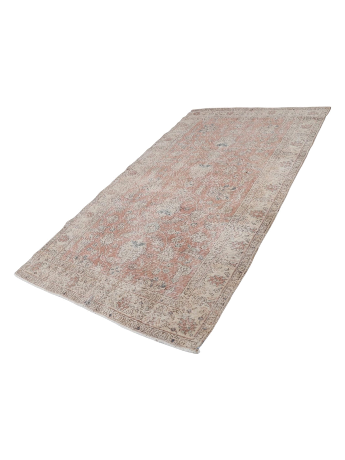 Vintage Turkish Rug - Sunkissed Rose Oushak (250cm x 145cm)