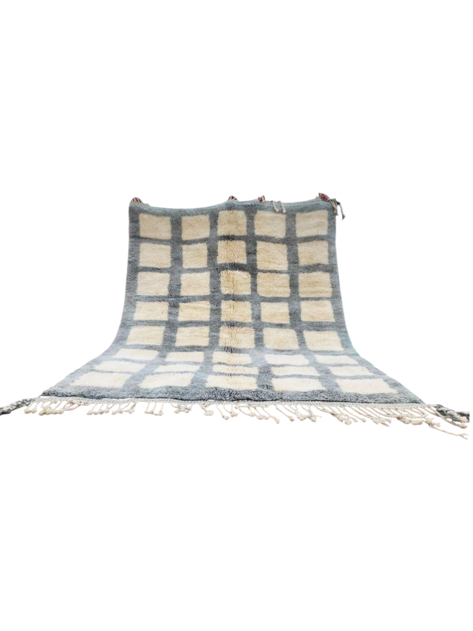 Contemporary Moroccan Beni Mrirt Rug | Château Bleu - Powder Blue