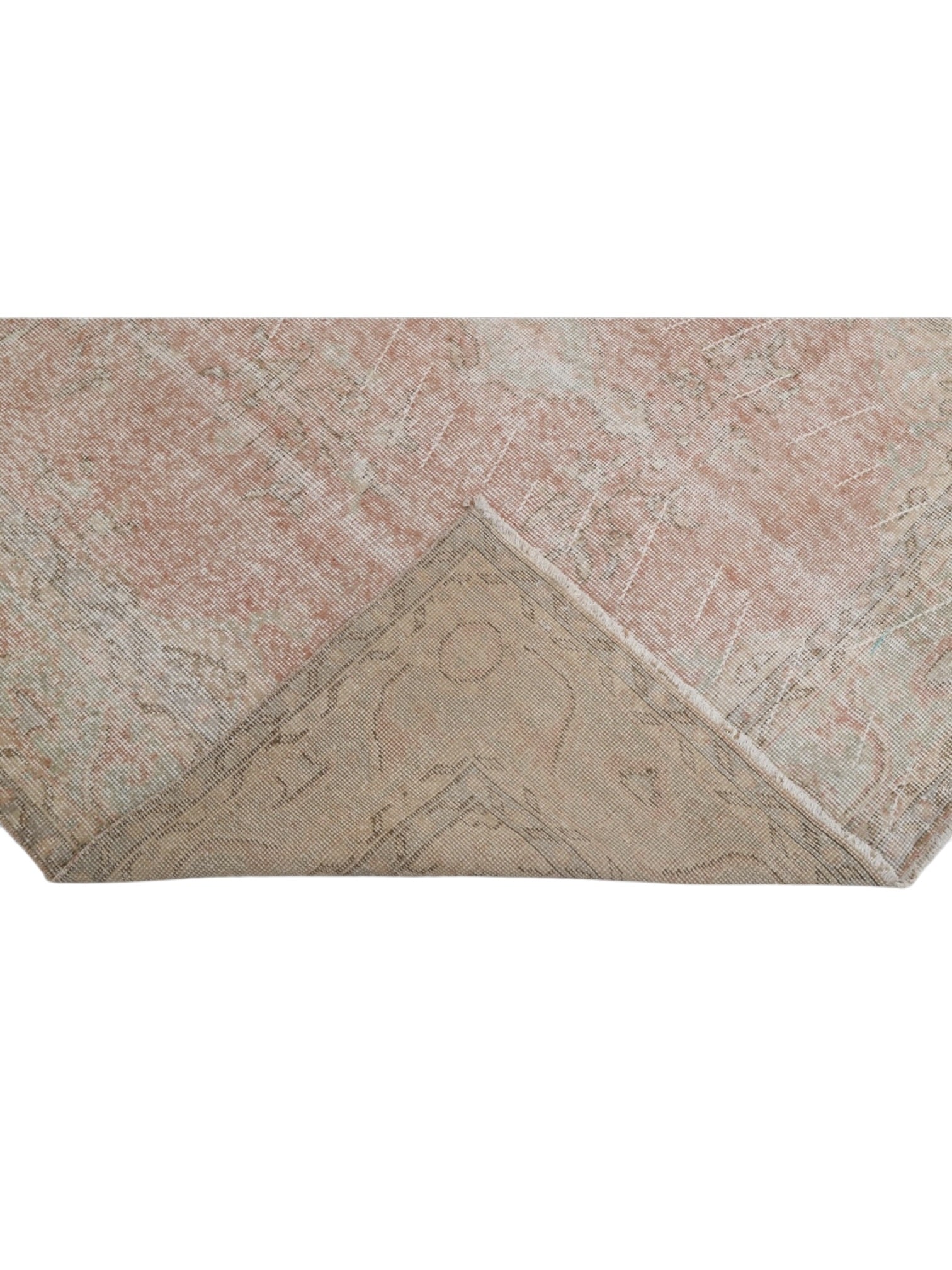 Vintage Turkish Rug - Strawberry Blossom Oushak (293cm x 192cm)