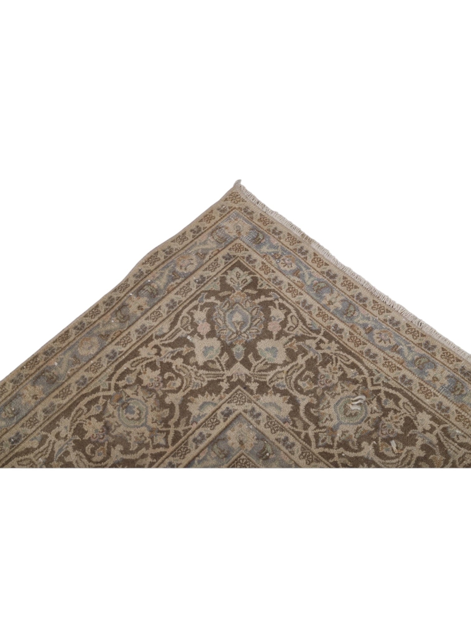 Rare 1960s Vintage Turkish Rug - Café Noisette Oushak (372cm x 298cm)