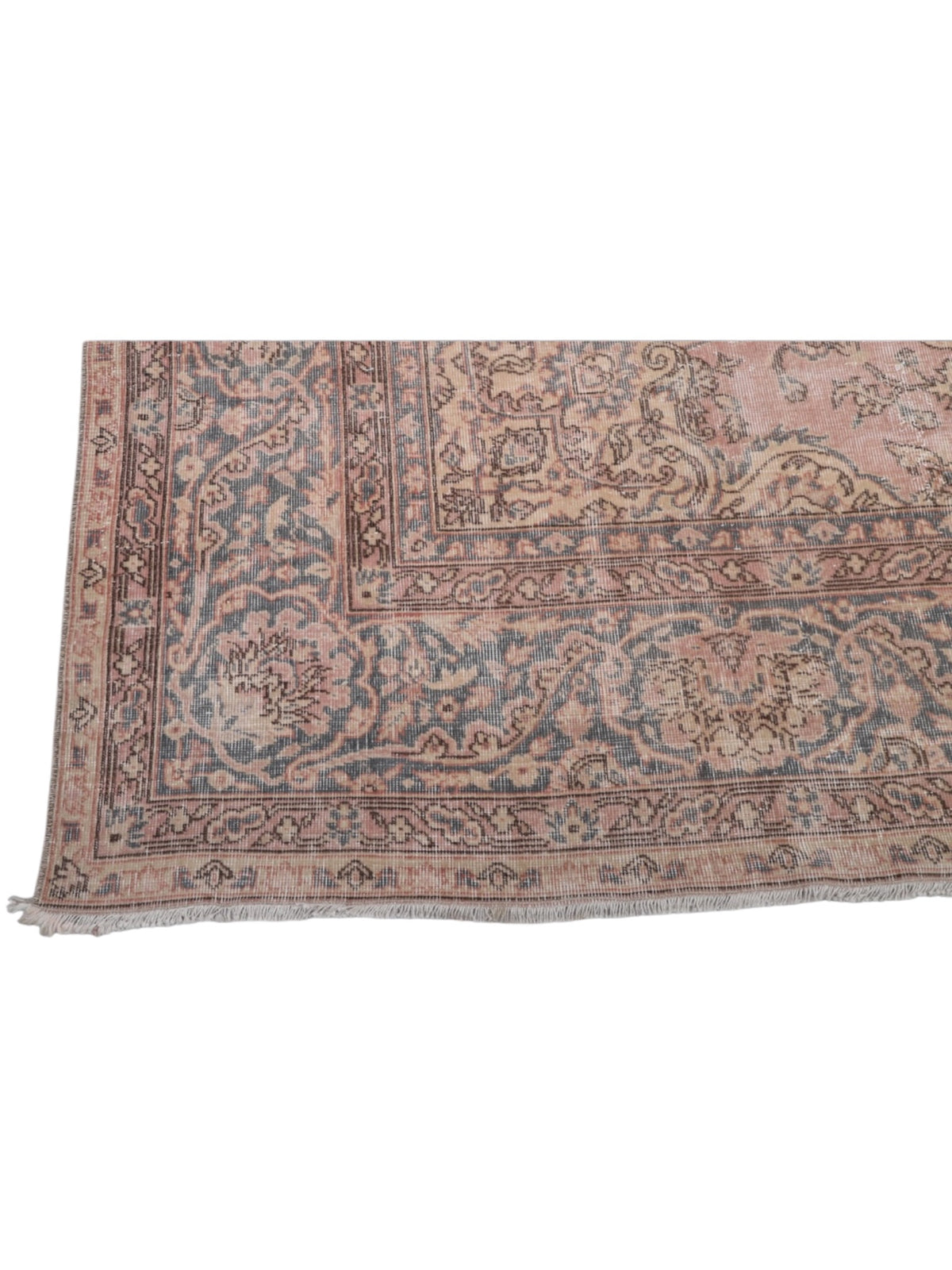 Rare 1960s Vintage Turkish Rug - Romance Bloom Oushak (394cm x 294cm)