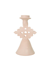 Load image into Gallery viewer, Tadelakt Diamond Candle Holder Small | Nude

