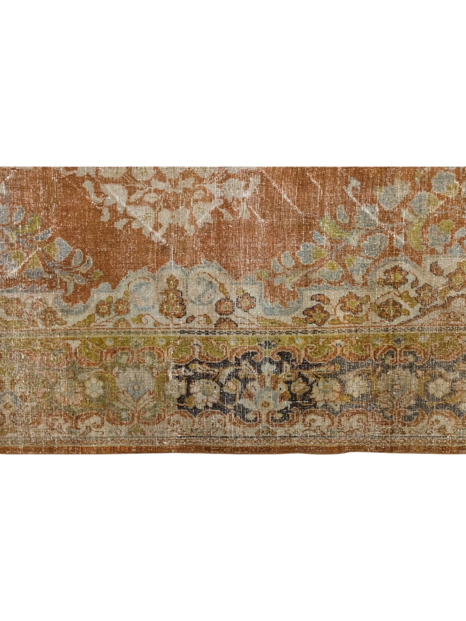 Vintage Turkish Oushak Rug - Terracotta Garden (314cm x 210cm)