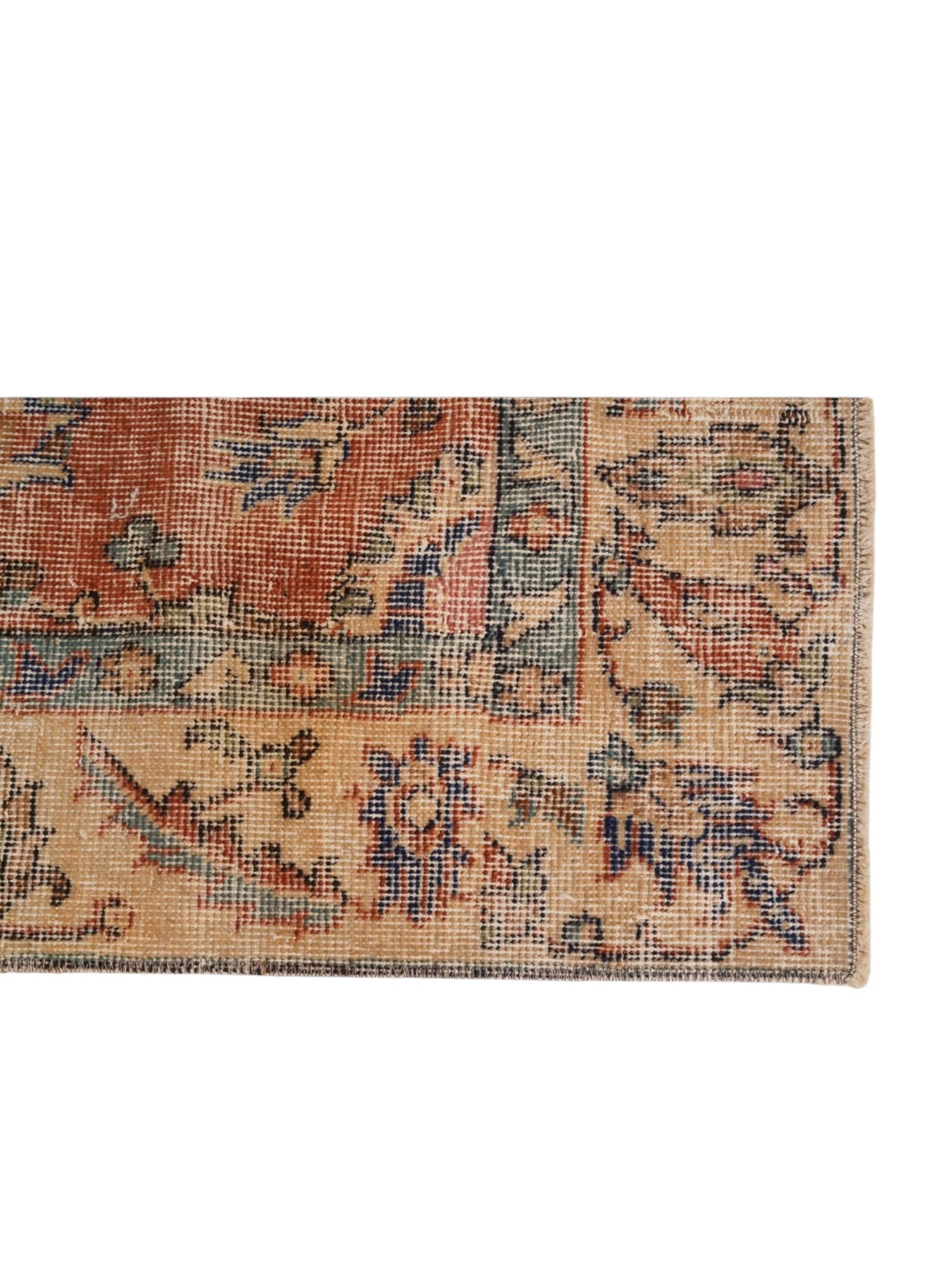 Vintage Turkish Rug - Terracotta Sol Oushak (247cm x 131cm)