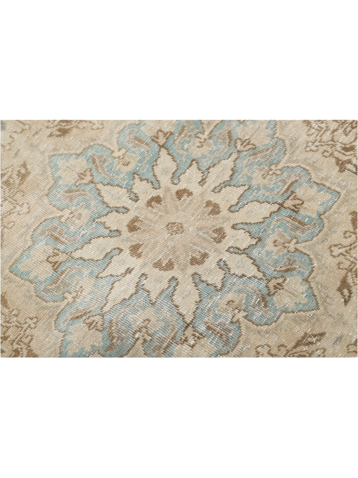 Rare Vintage Turkish Rug - Moonflower Oushak (385 cm x 292 cm)