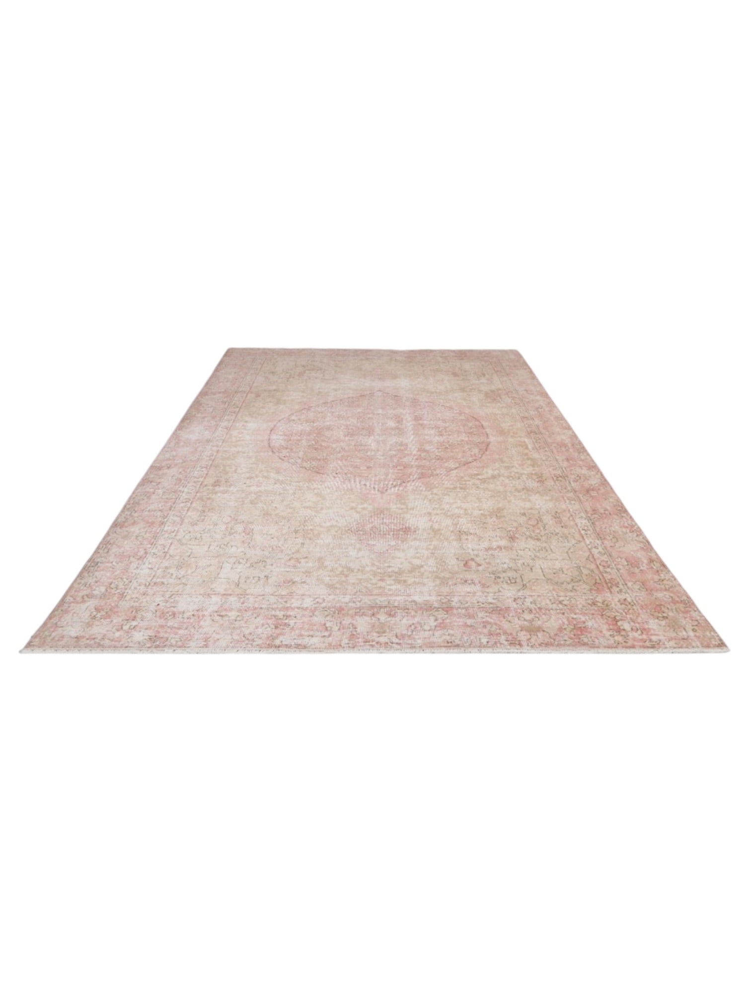 Vintage Turkish Rug - Rose Bloom Oushak (325cm x 225cm)