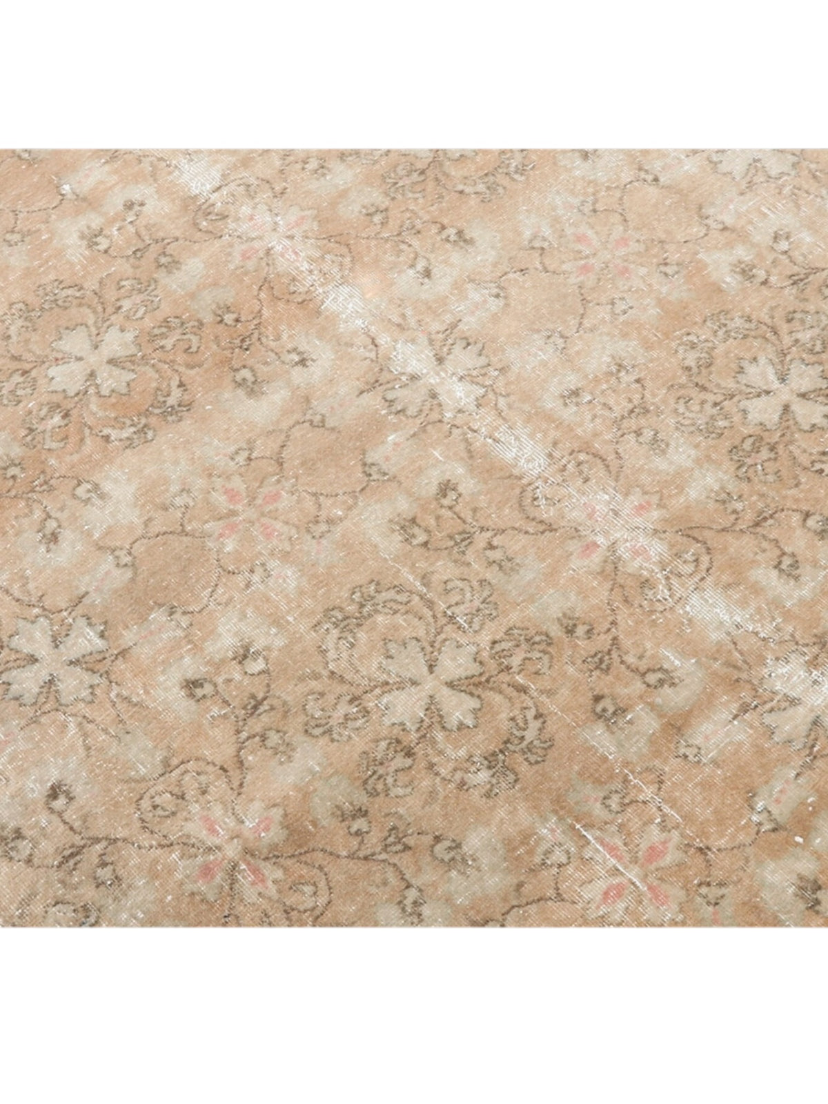 Vintage Turkish Rug - Rosewater Garden Oushak (278cm x 186cm)