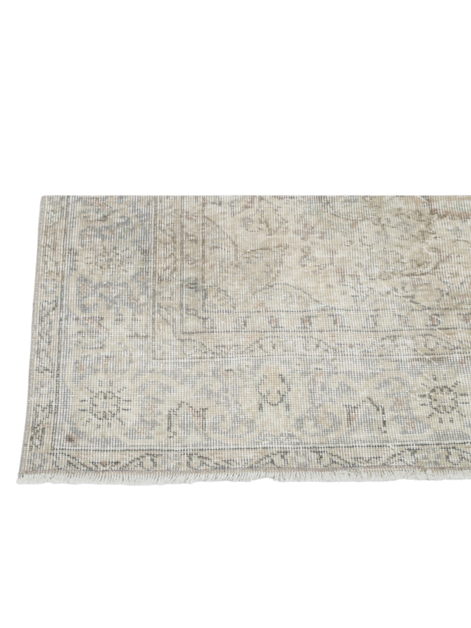 Vintage Turkish Rug - Ivory Bloom Oushak (290cm x 195cm)