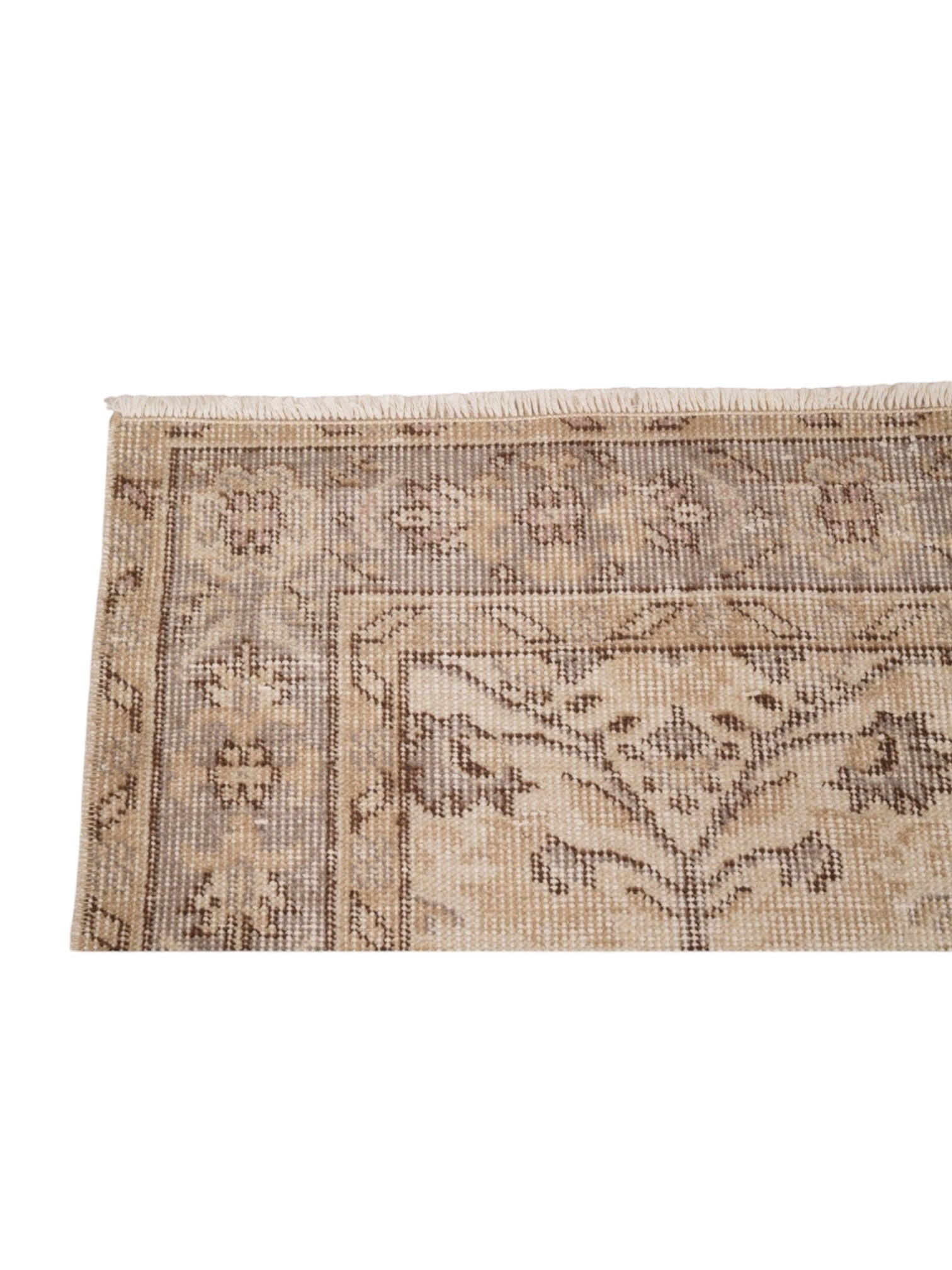 Rare Vintage Turkish Rug - Petal at Dusk Oushak (270cm x 153cm)