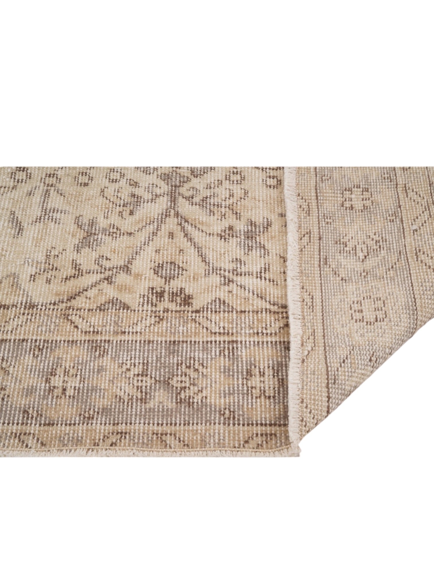 Rare Vintage Turkish Rug - Petal at Dusk Oushak (270cm x 153cm)