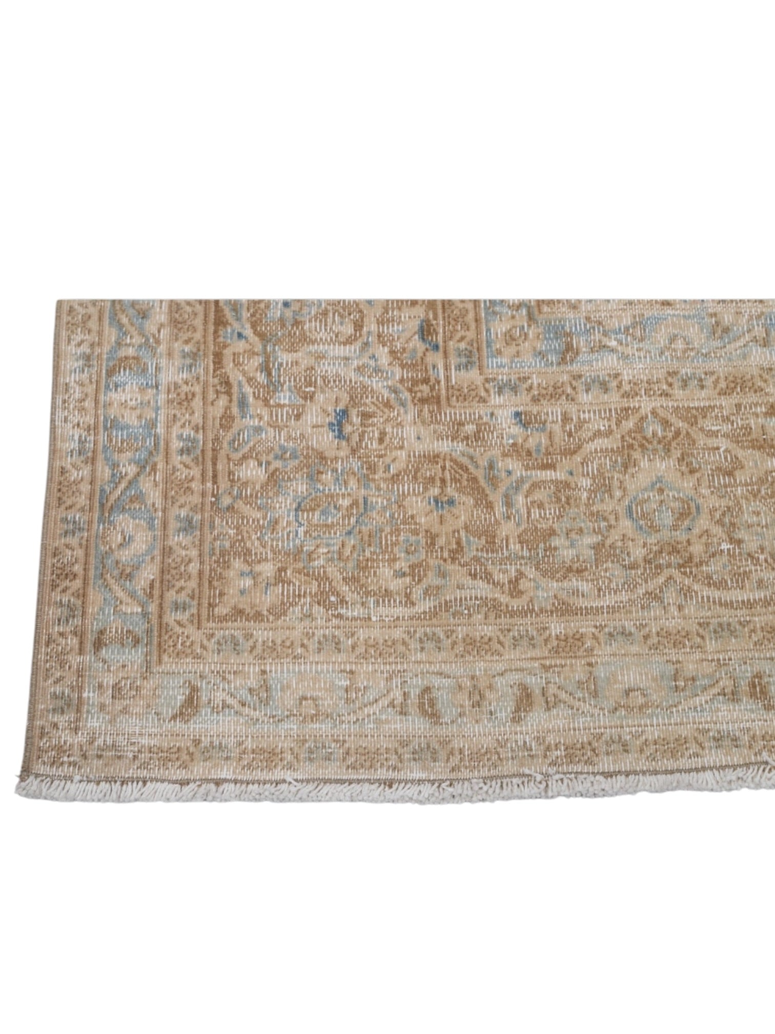 Rare Vintage Turkish Rug - Sable Bleu Oushak (382 cm x 288 cm)