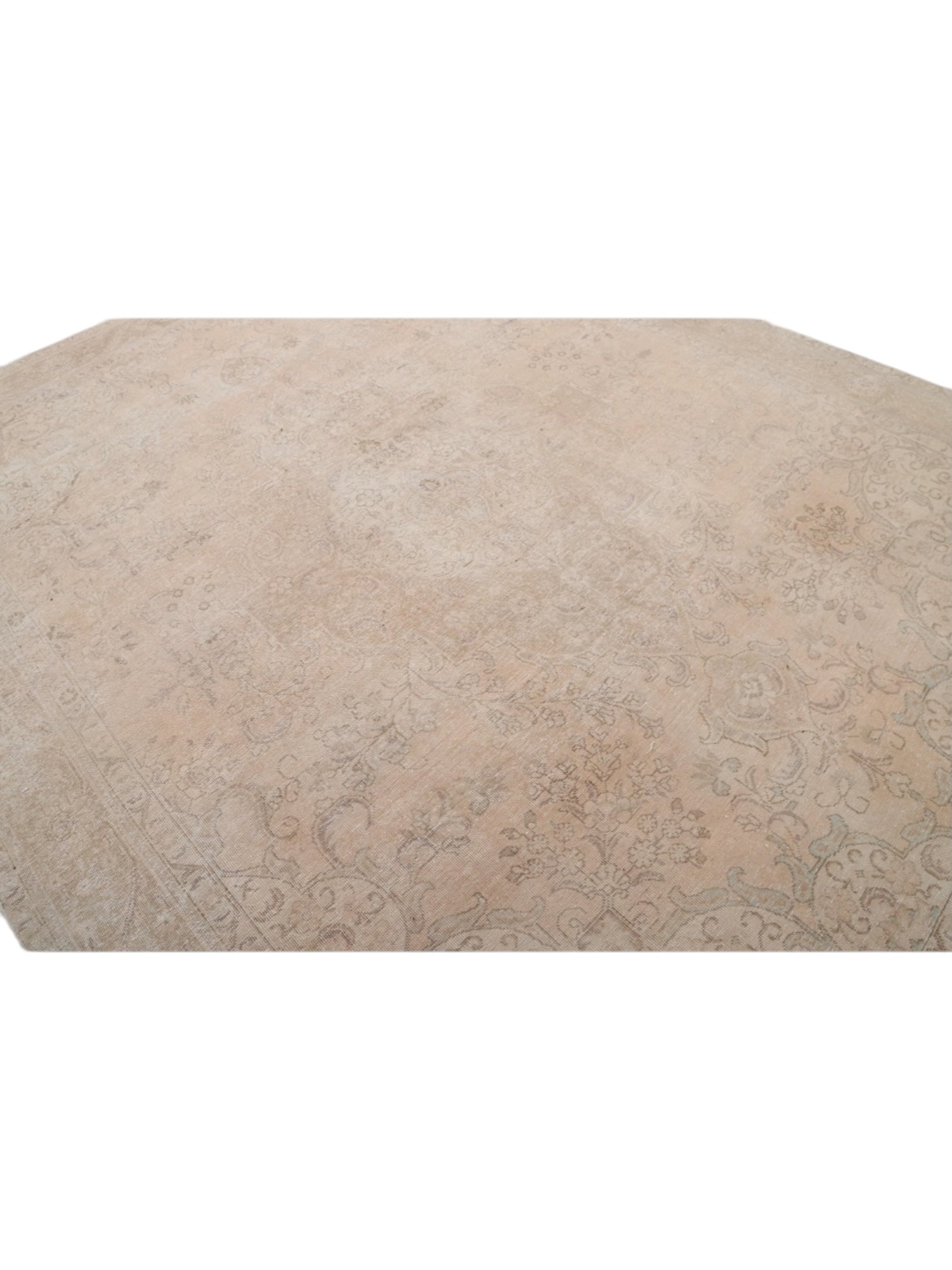 Rare Vintage Turkish Rug - Flower Of The Sun Oushak (378cm x 283cm)