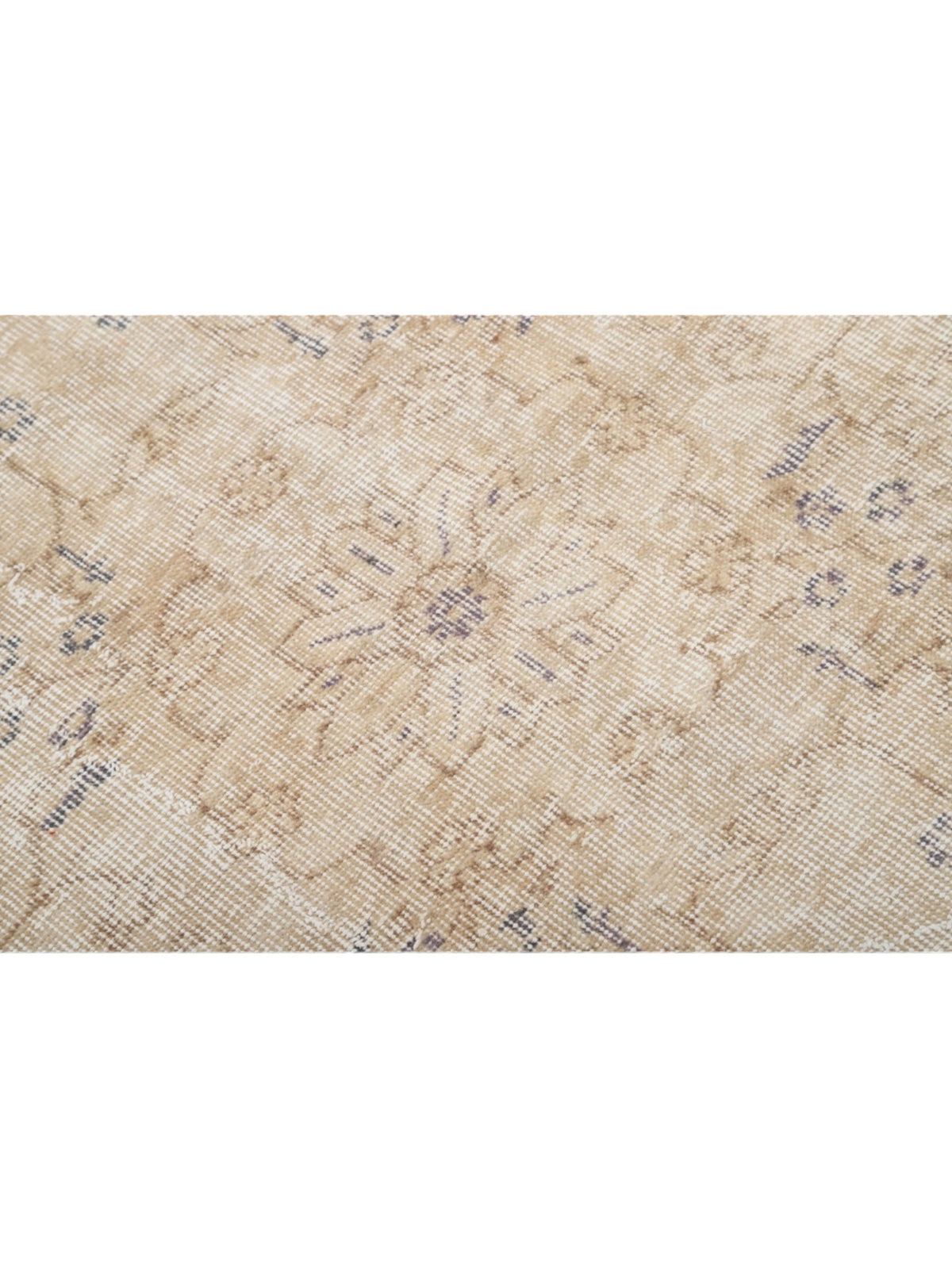 Vintage Turkish Rug - Champagne Garden Oushak (294cm x 201cm)