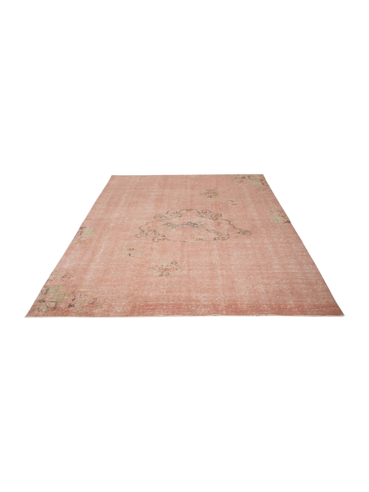 Vintage Turkish Rug - Rosewater Oushak (262cm x 178cm)