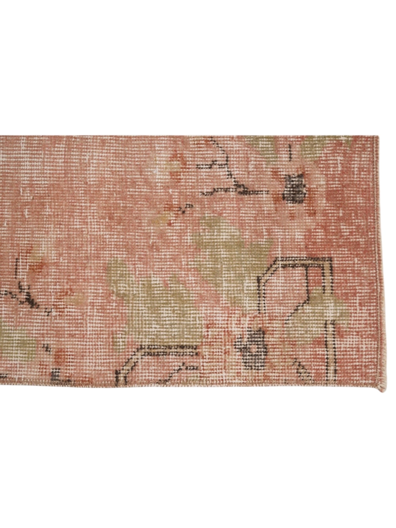 Vintage Turkish Rug - Rosewater Oushak (262cm x 178cm)